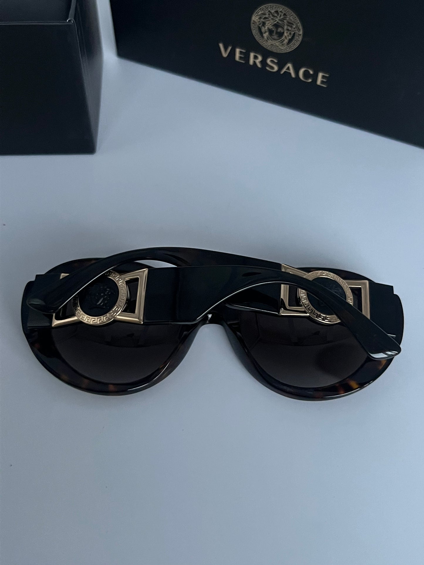 Brand New Versace Round Lens Sunglasses #4414