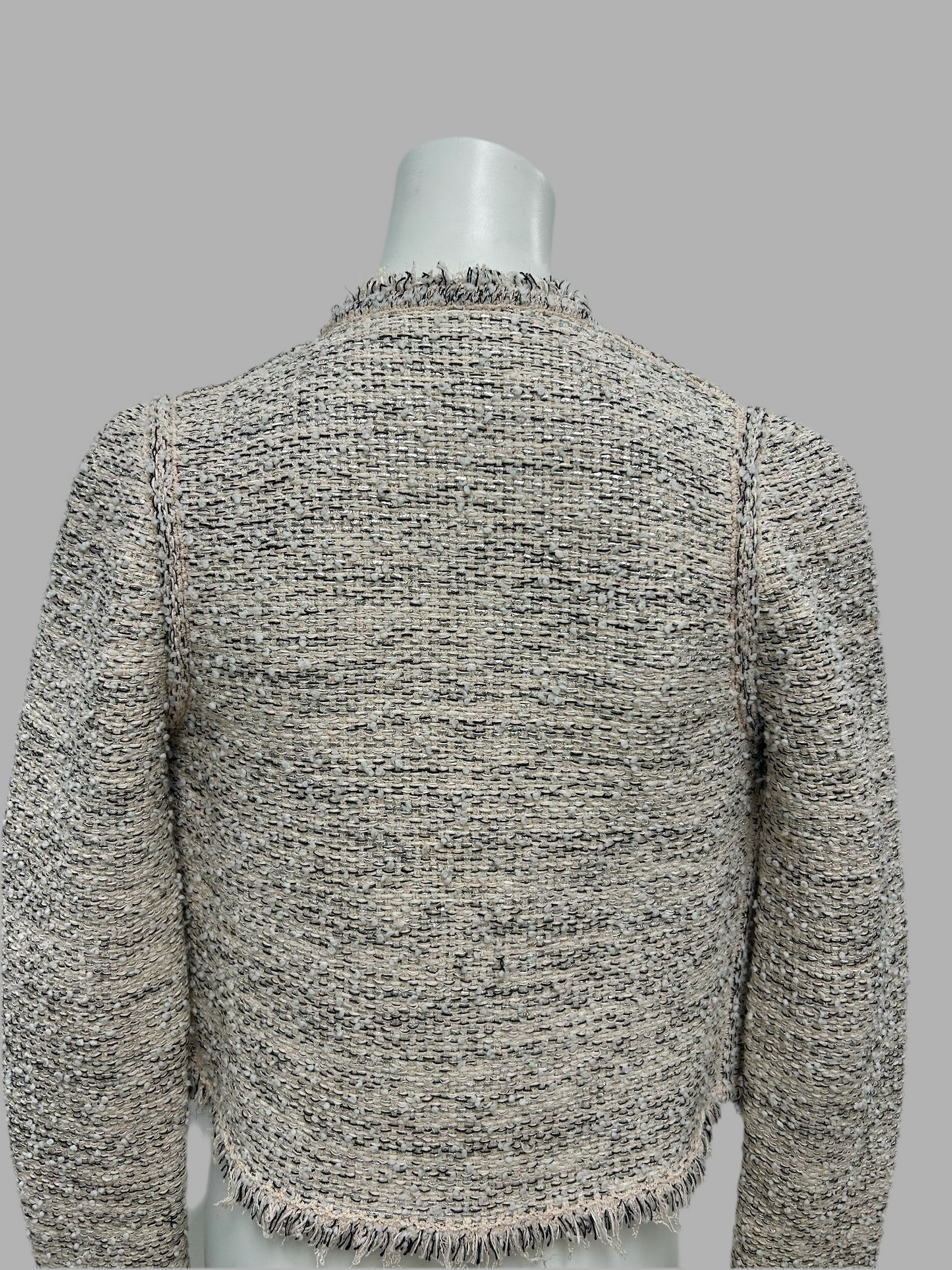 Balenciaga Pink Tweed Blazer Size 36