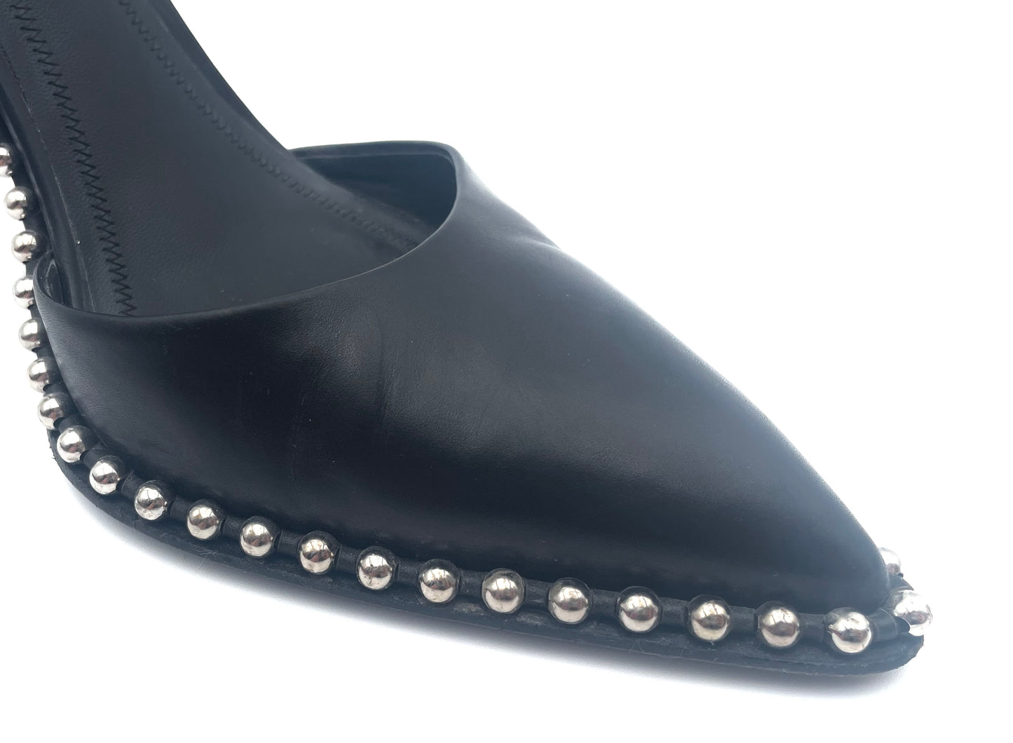 Alexander Wang Black Embellished Heeled Shoes Size 39