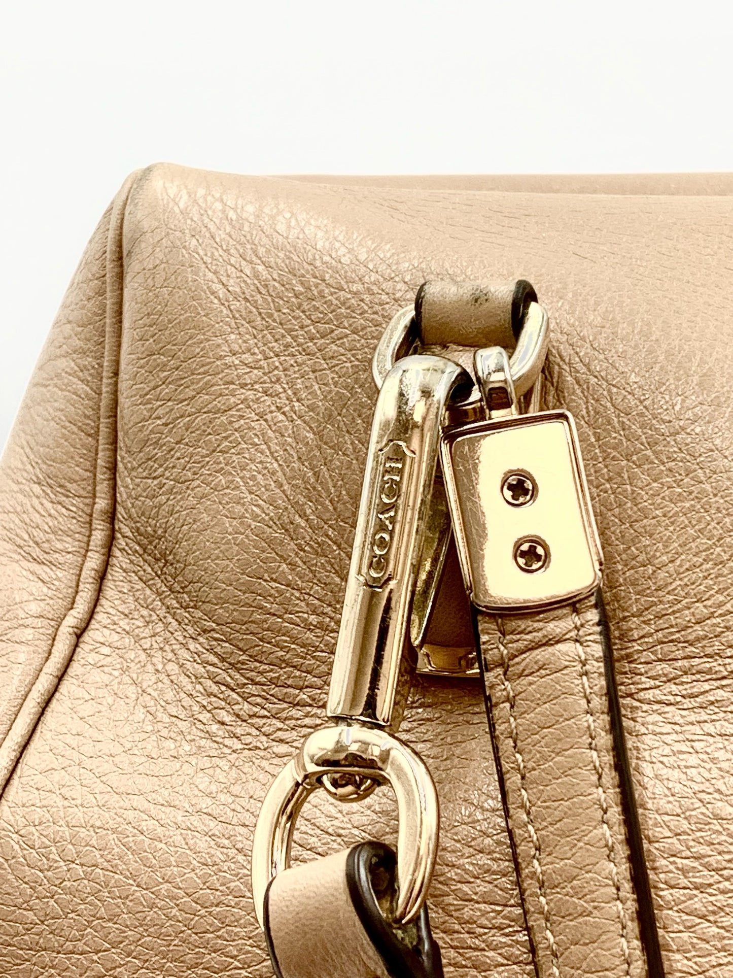 Coach Biege Madison Madeline East West Satchel