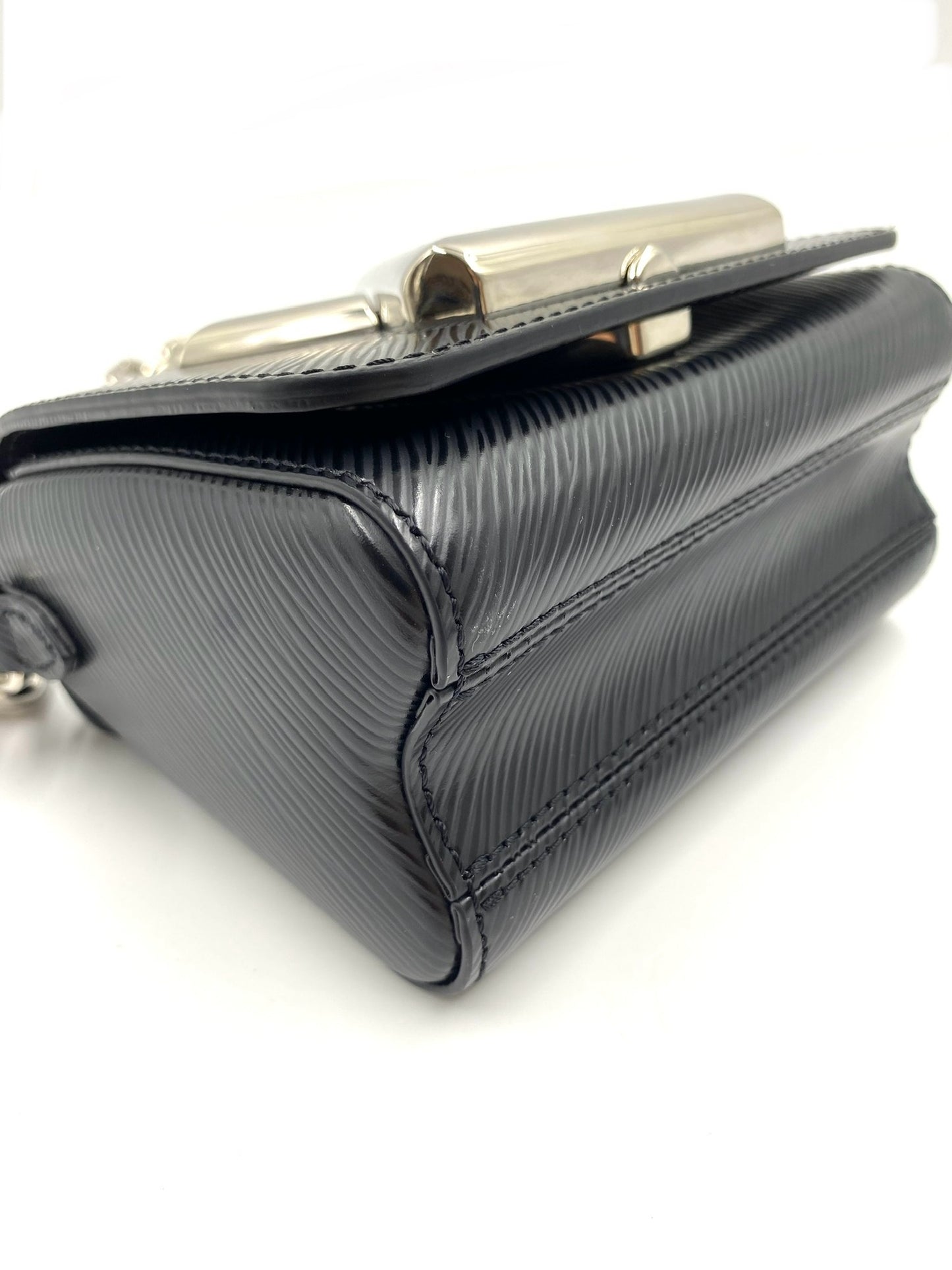 Louis Vuitton Black Epi Leather Twist XL Handbag