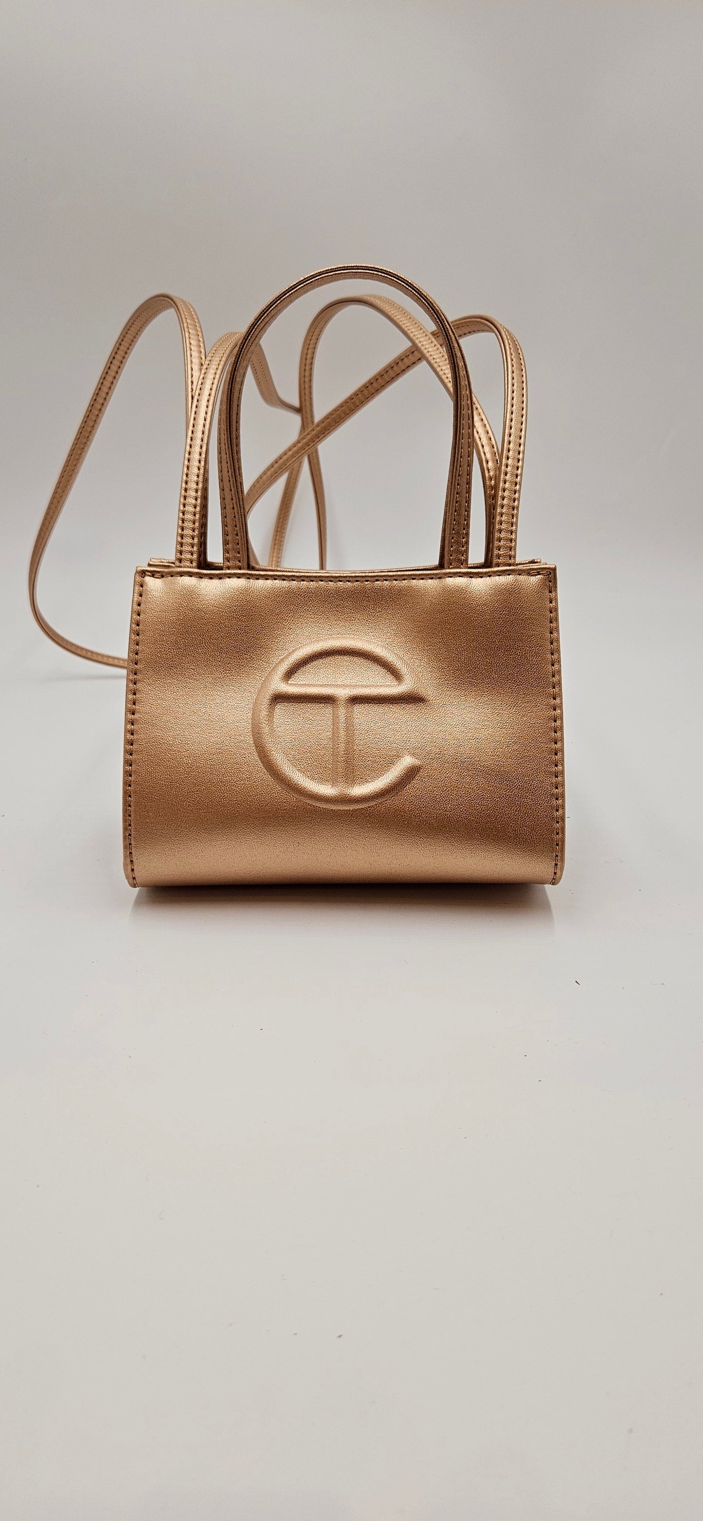 New Telfar Rose Gold Mini Bag