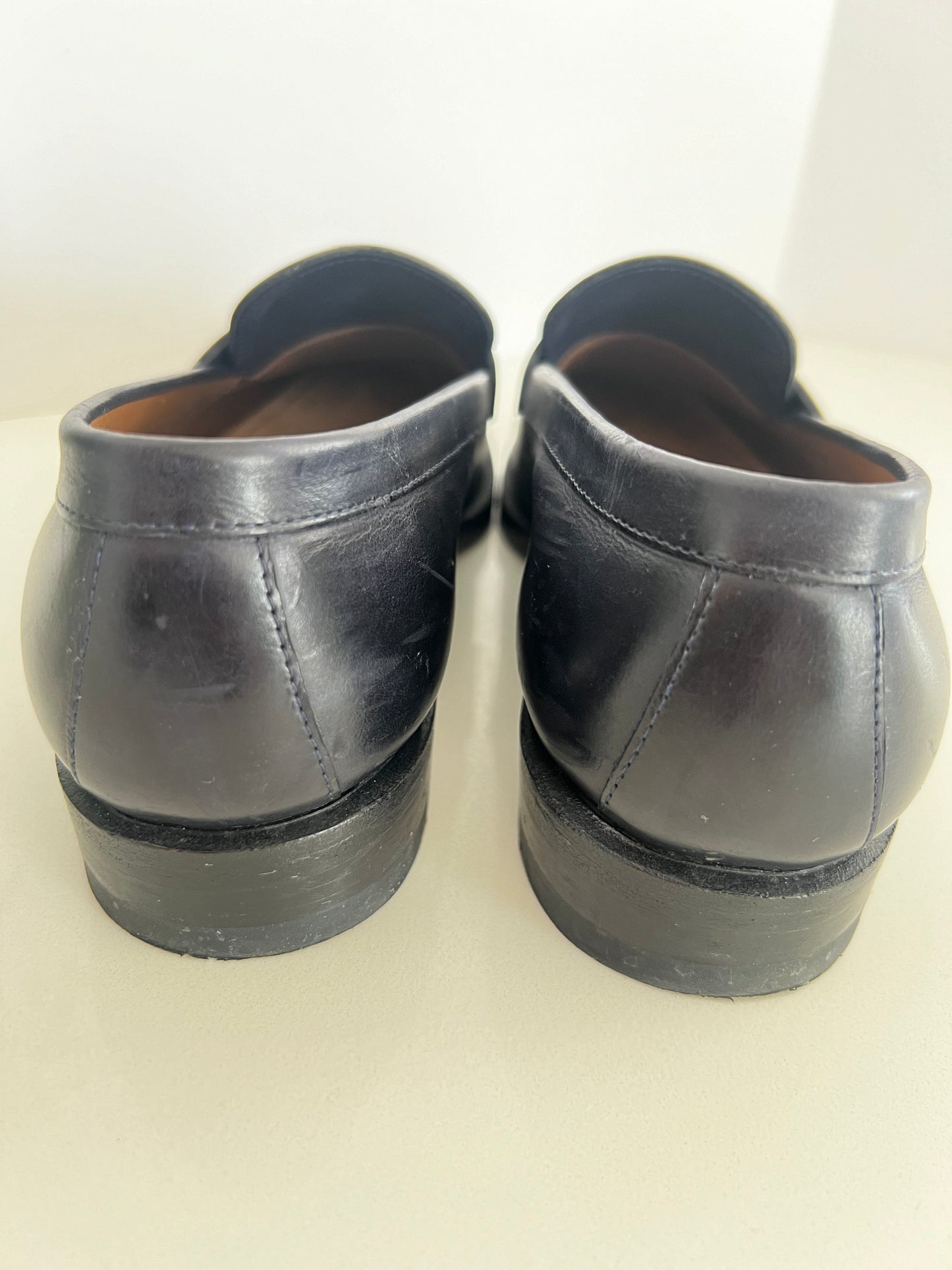 Zonkey Boots Black Penny Loafers Size 5F UK ( Men’s 6, Womens 8)