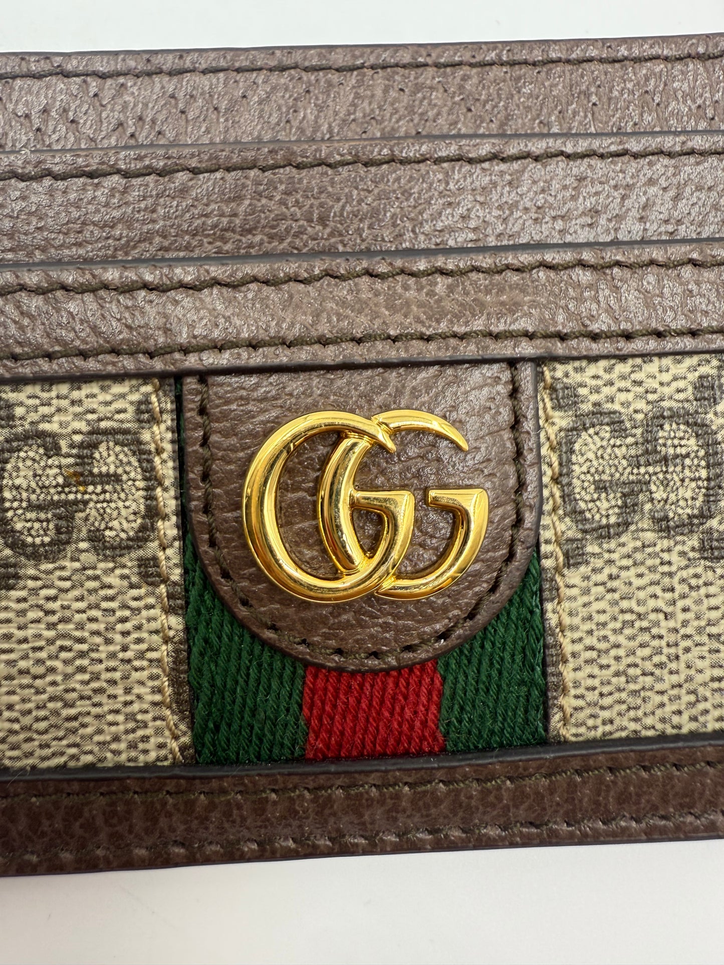 Brand New Gucci Supreme Ophidia Monogram Cardholder