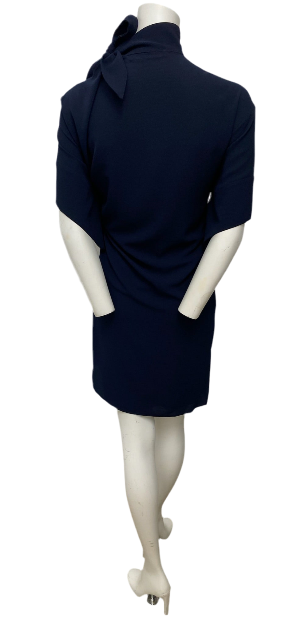 Setlakwe Navy Neck Tie Dress Size 4