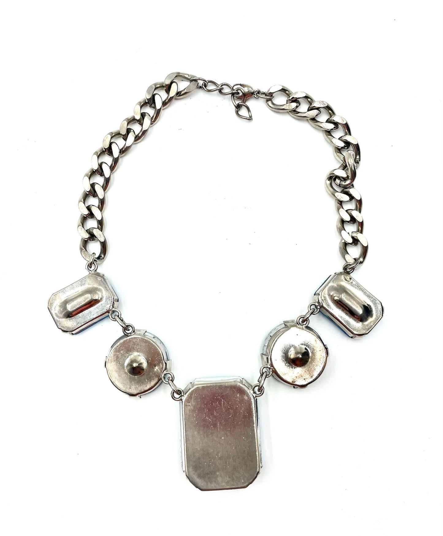 Aqua Blue Statement Necklace
