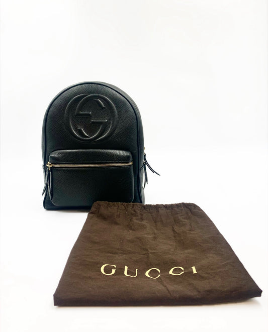 Gucci Black Soho Disco BackPack