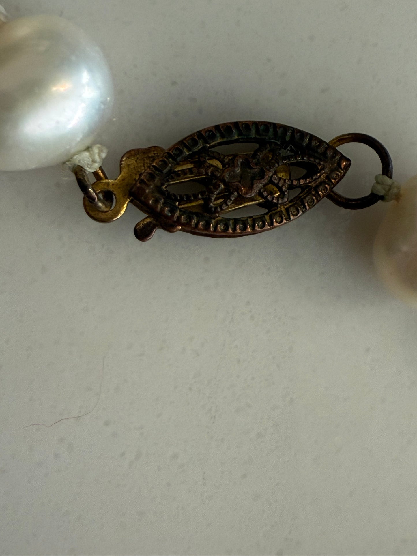 Vintage 1980s Real Pearl Necklace