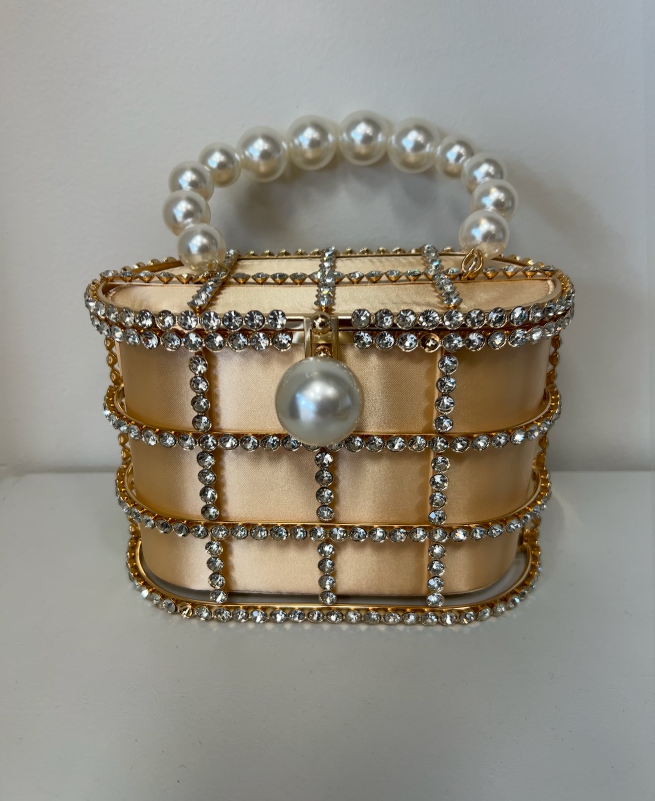 Gold Cage Rental Clutch