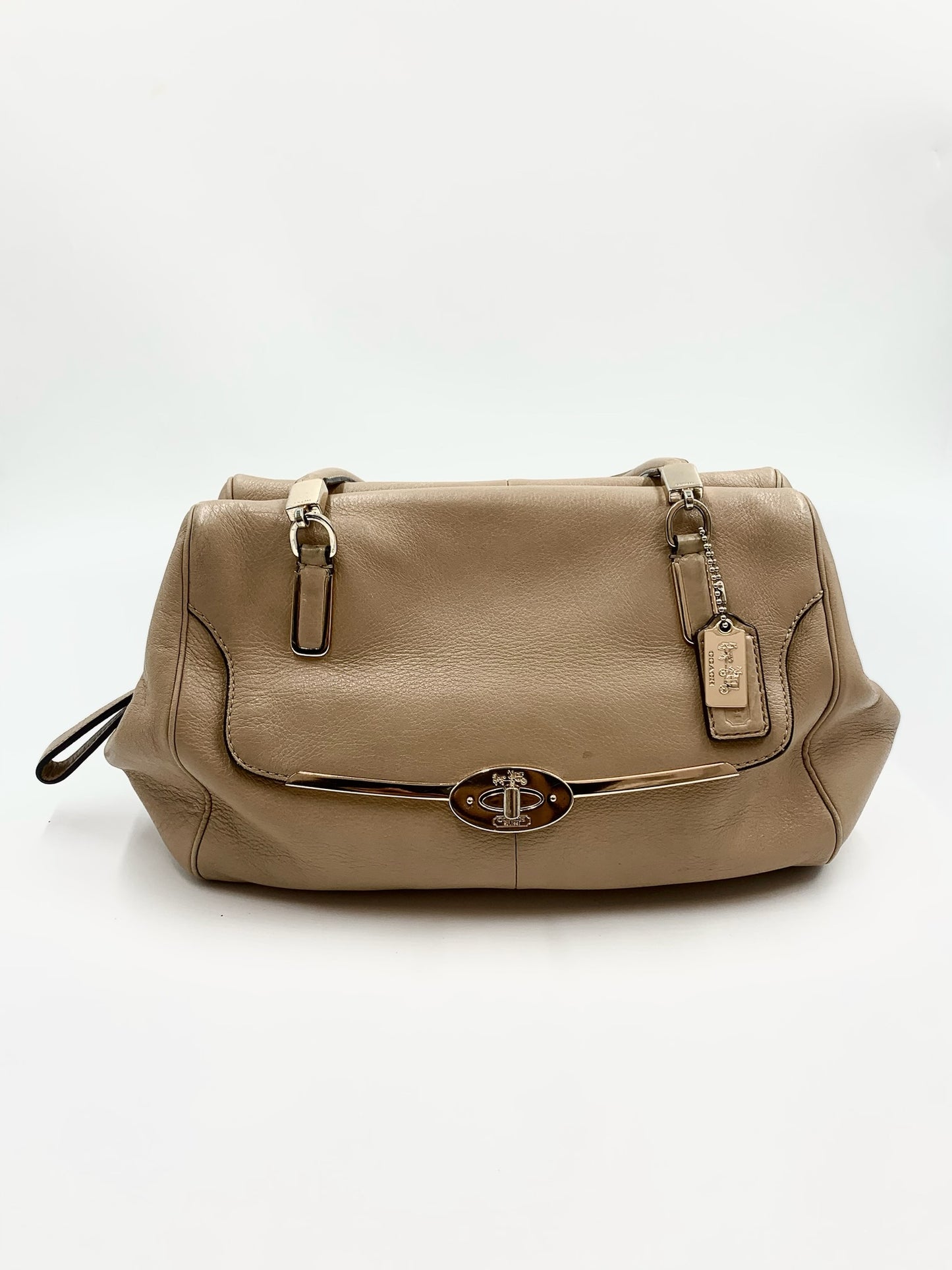 Coach Biege Madison Madeline East West Satchel