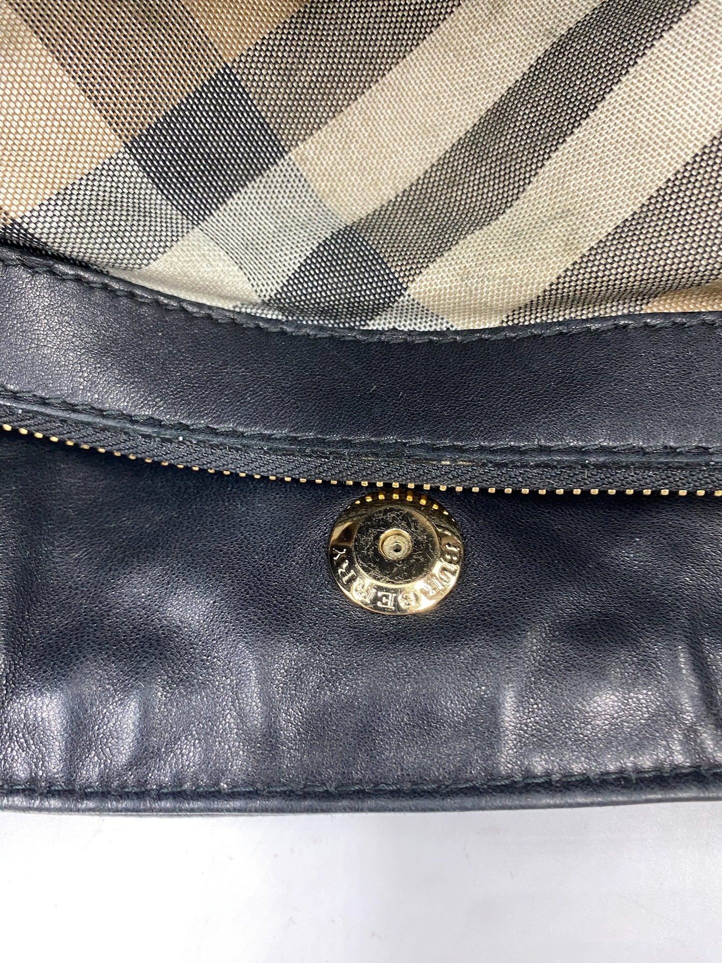 Burberry Black Large Leather Handbag