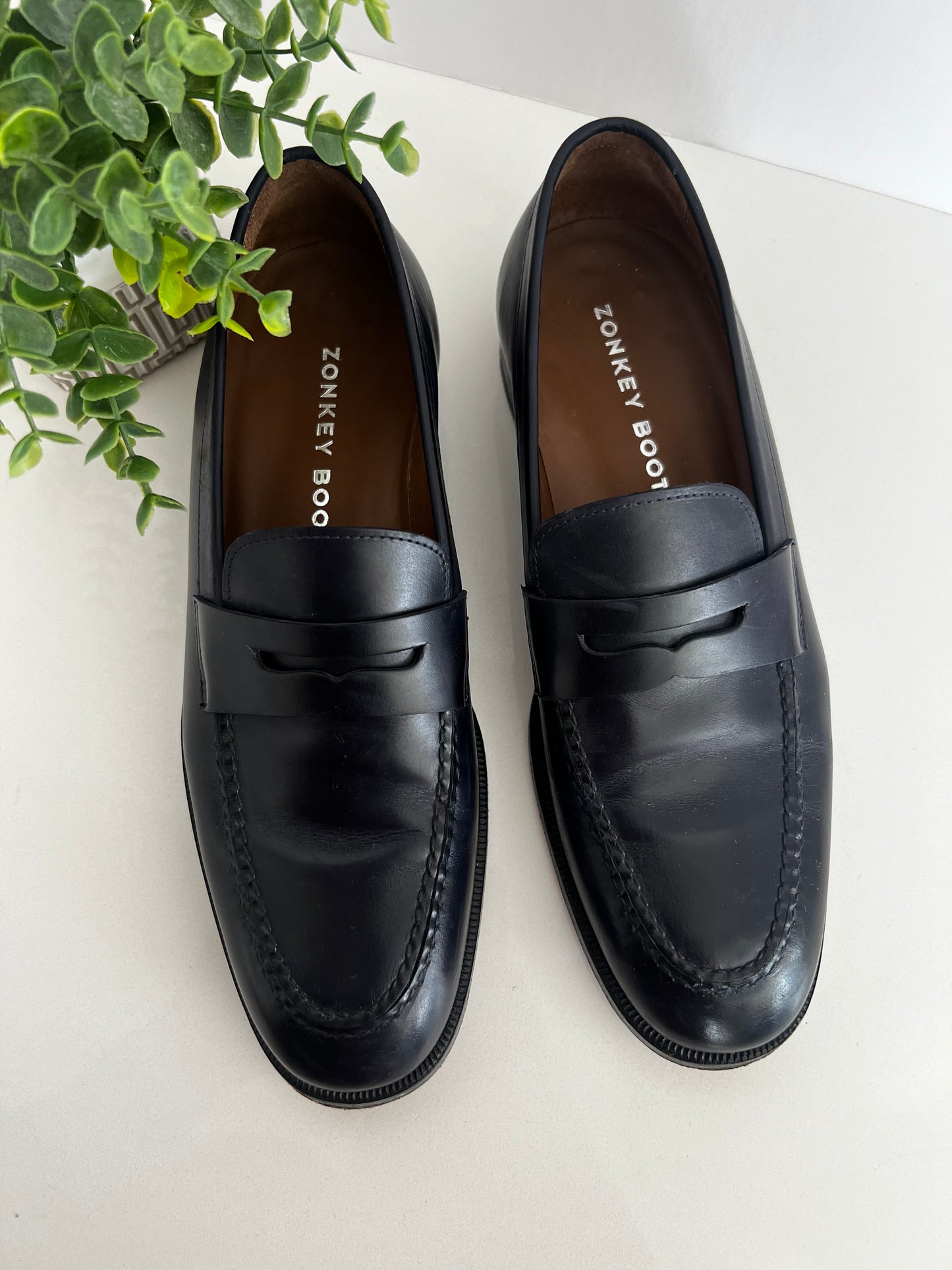 Zonkey Boots Black Penny Loafers Size 5F UK ( Men’s 6, Womens 8)