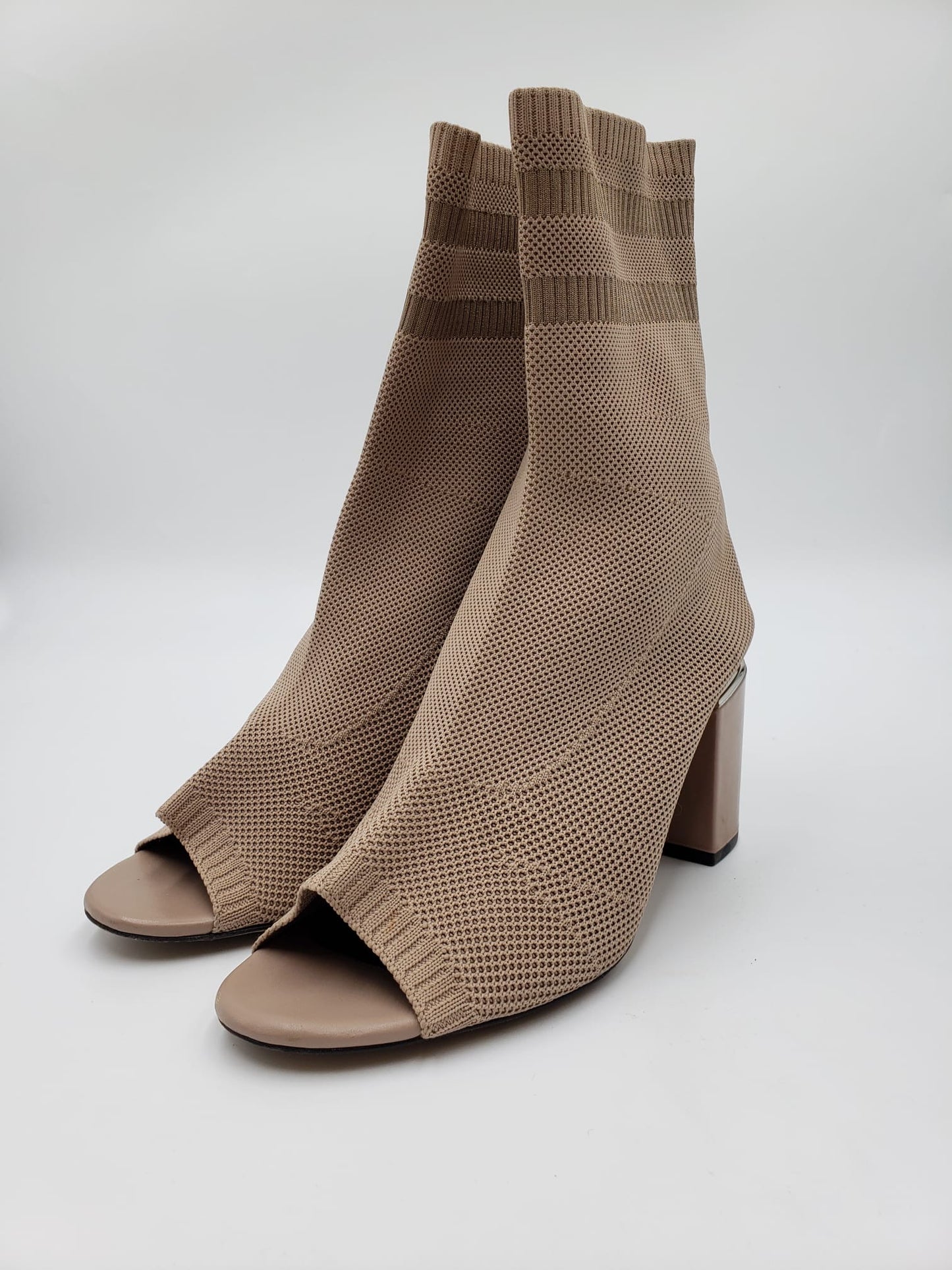 Alexander Wang Biege Knit Sock Bootie Size 39