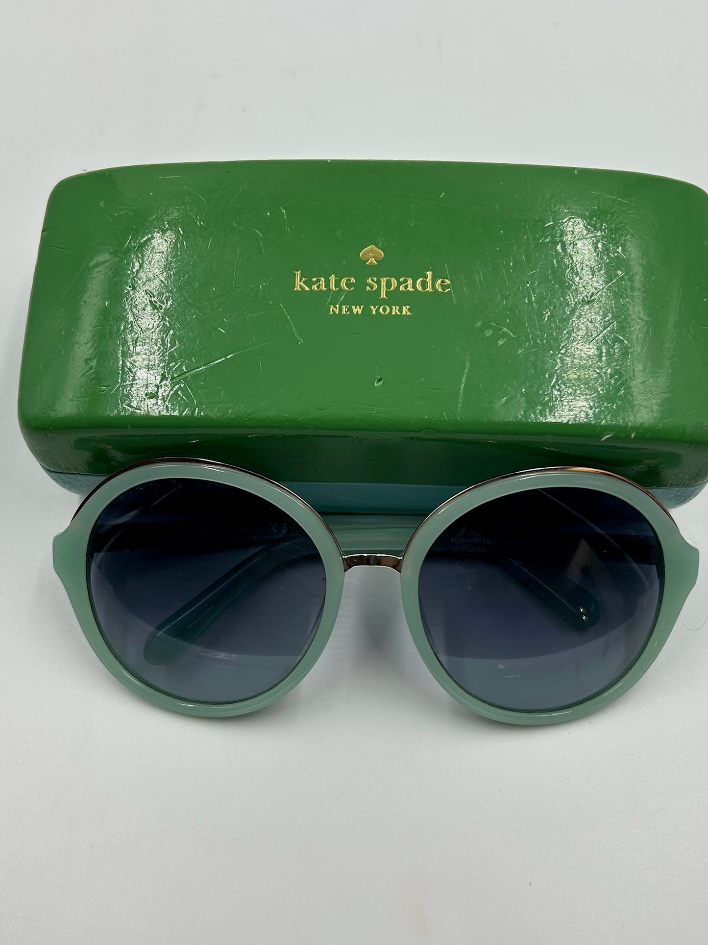 Kate Spade Green Round Lens Sunglasses