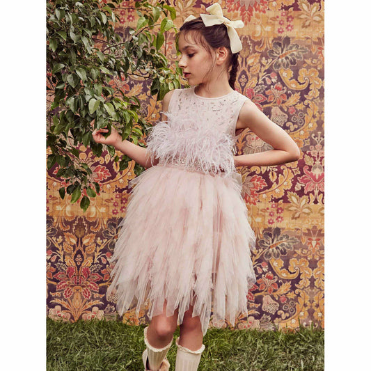 Chloe Tulle Snow Princess Feather Size 12
