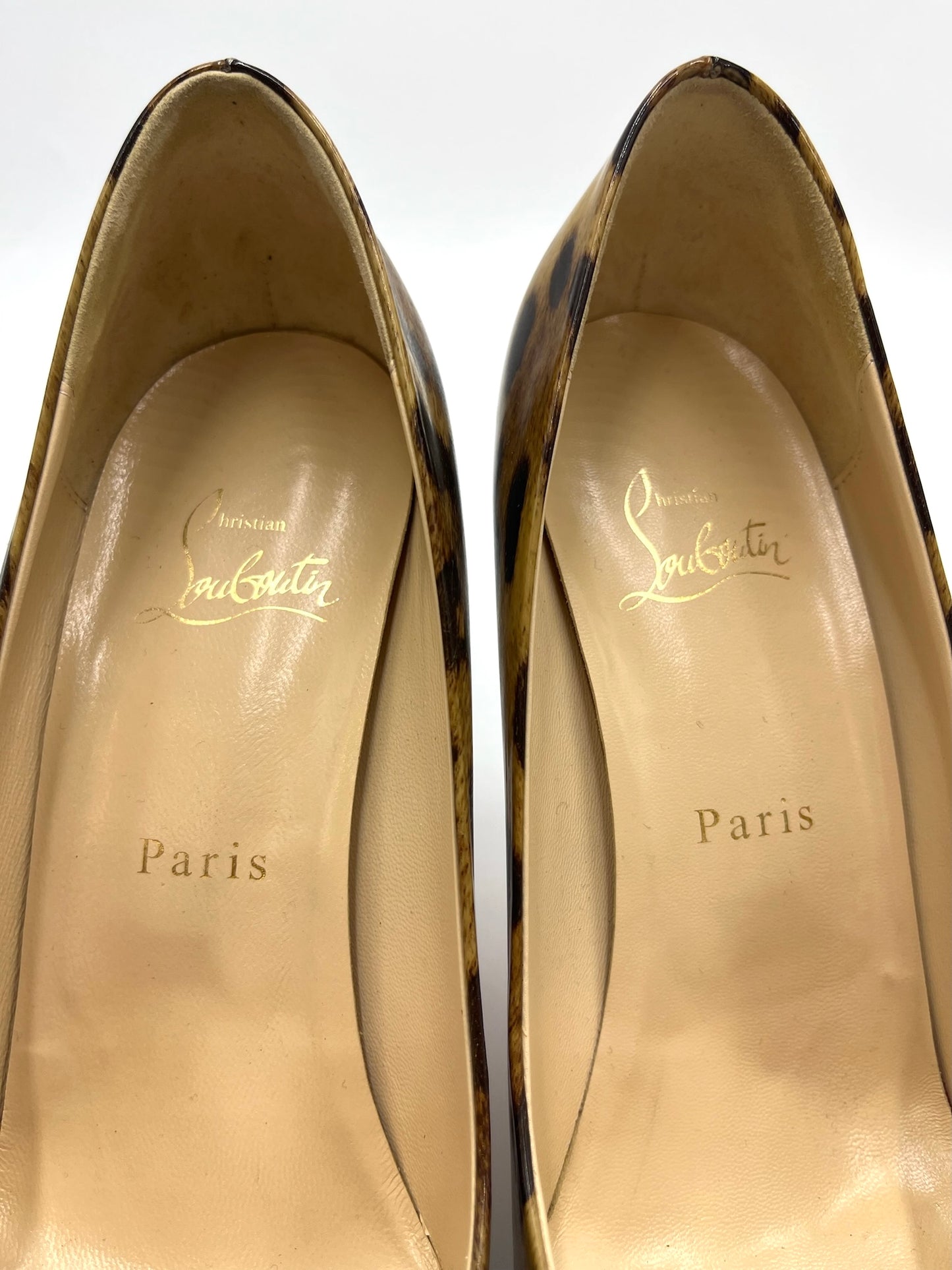 Christian Louboutin Leopard Print Heels Size 37.5