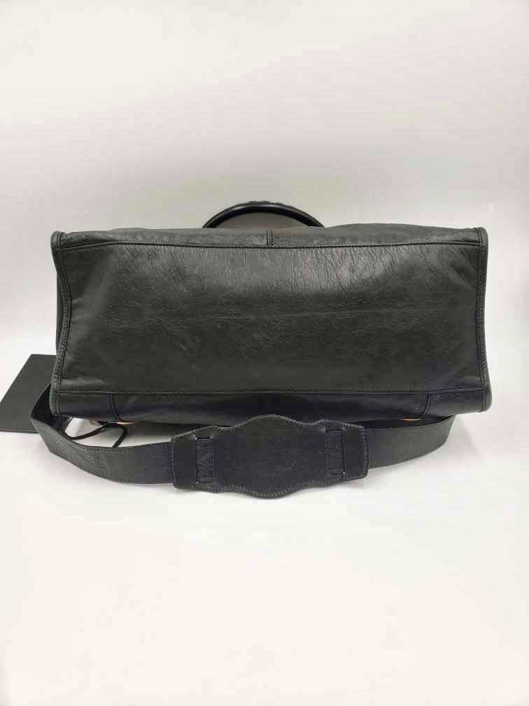 Balenciaga Black Part Time Giant Black Shoulder Bag