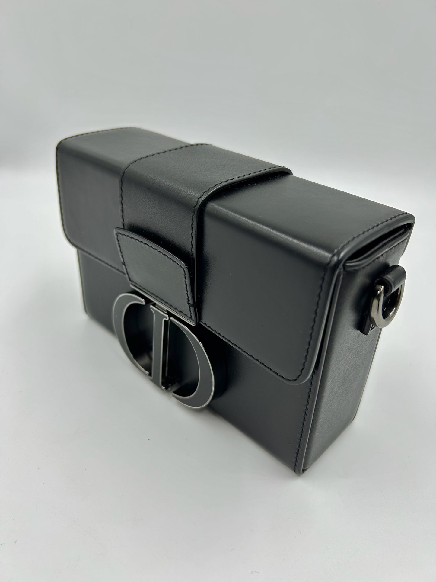 Christian Dior Black Montaigne 30 Black Bag