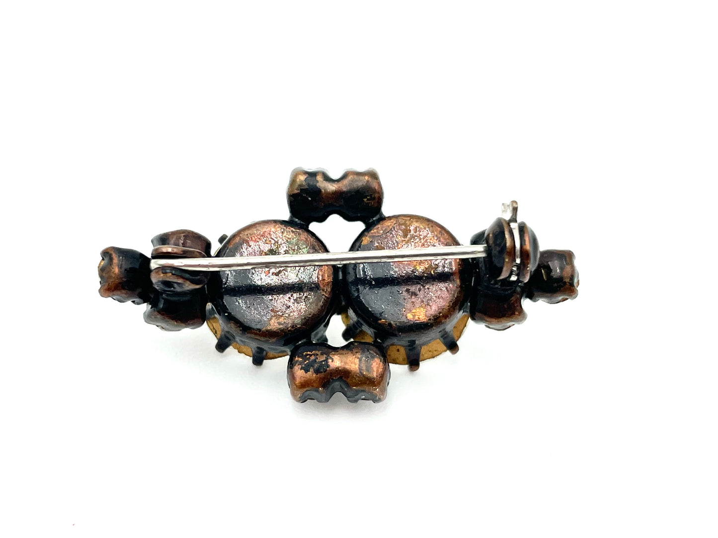 Vintage Clear Rhinestone Brooch