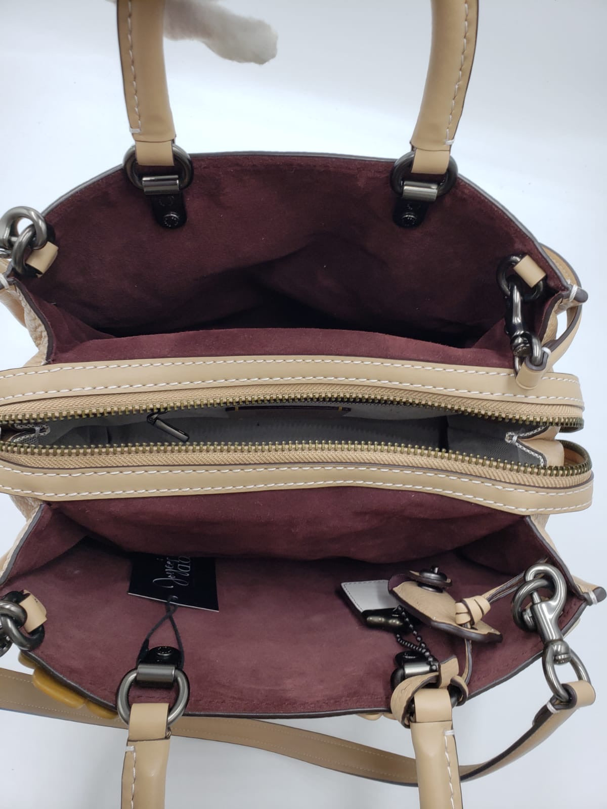 Coach Limited Edition 1941 Rouge Tea Rose Leather Tote