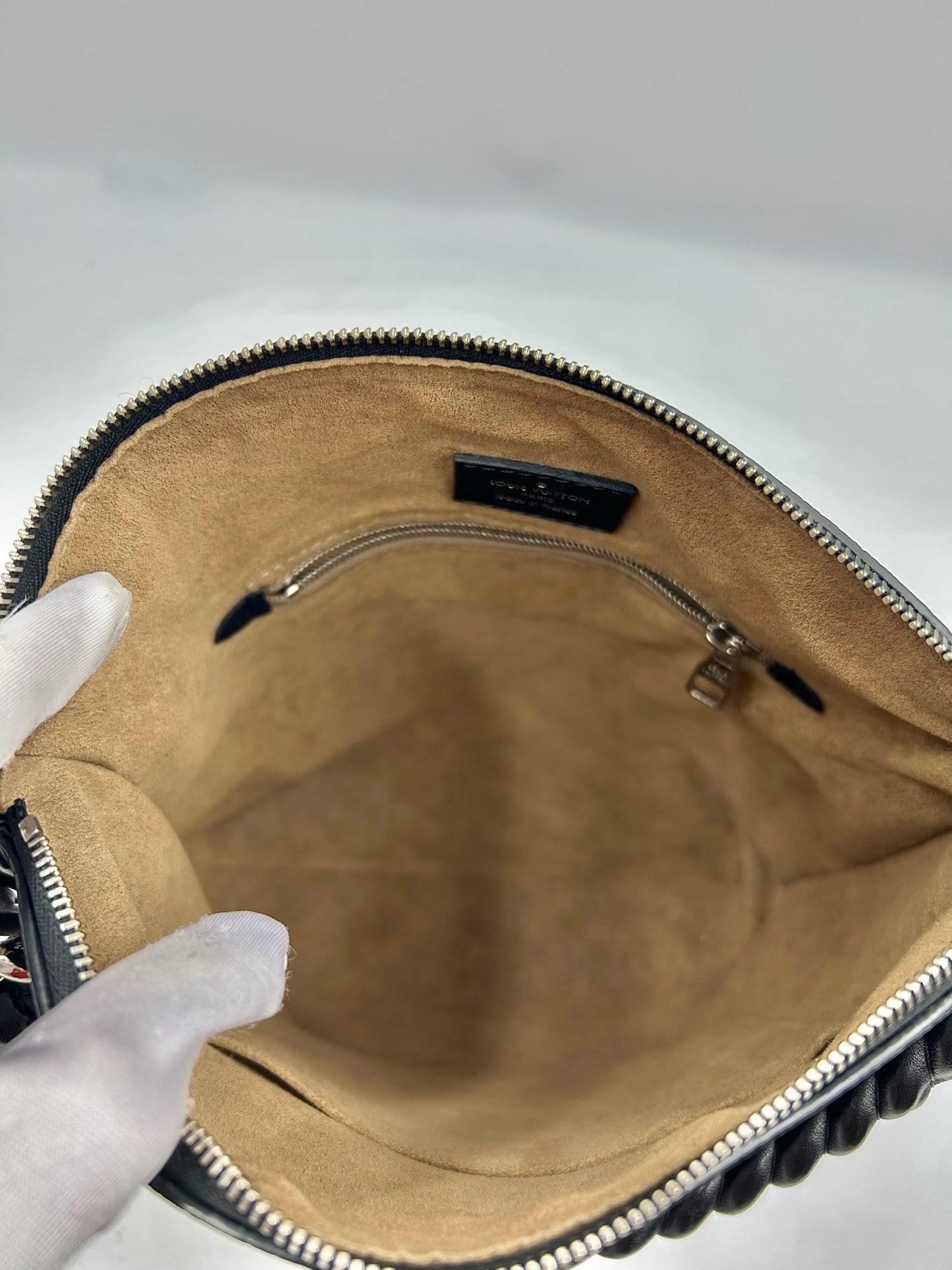 Louis Vuitton Black Mahina Babylone BB Bag