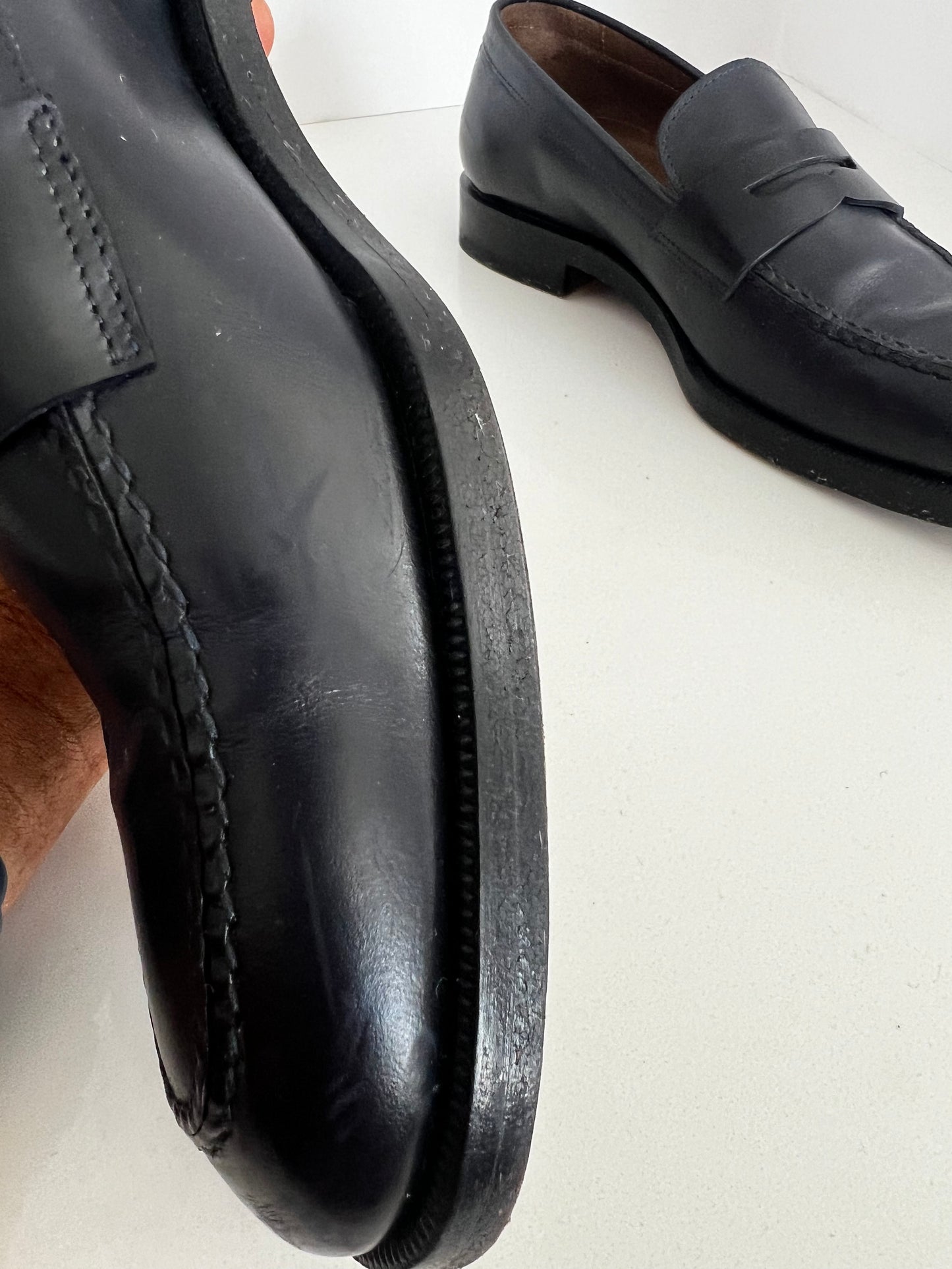 Zonkey Boots Black Penny Loafers Size 5F UK ( Men’s 6, Womens 8)