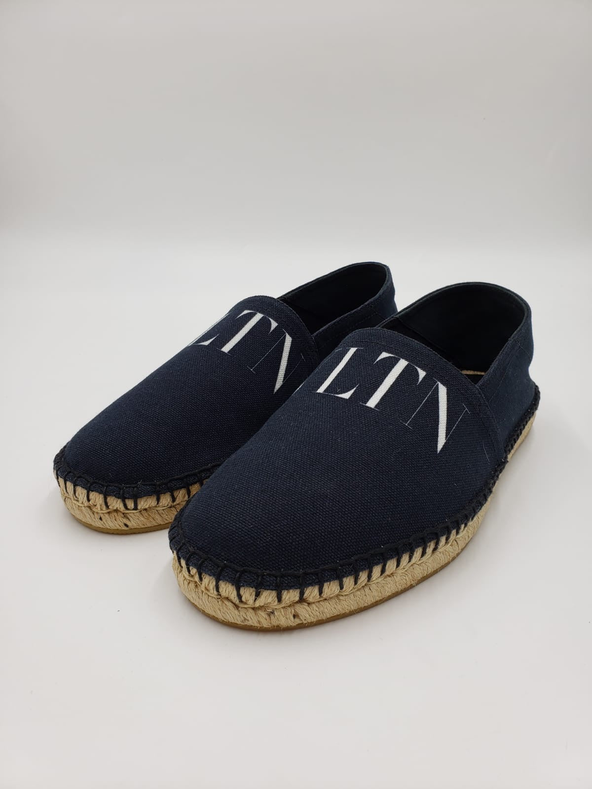 Brand New Valentino Navy Espadrille Flats Size 39