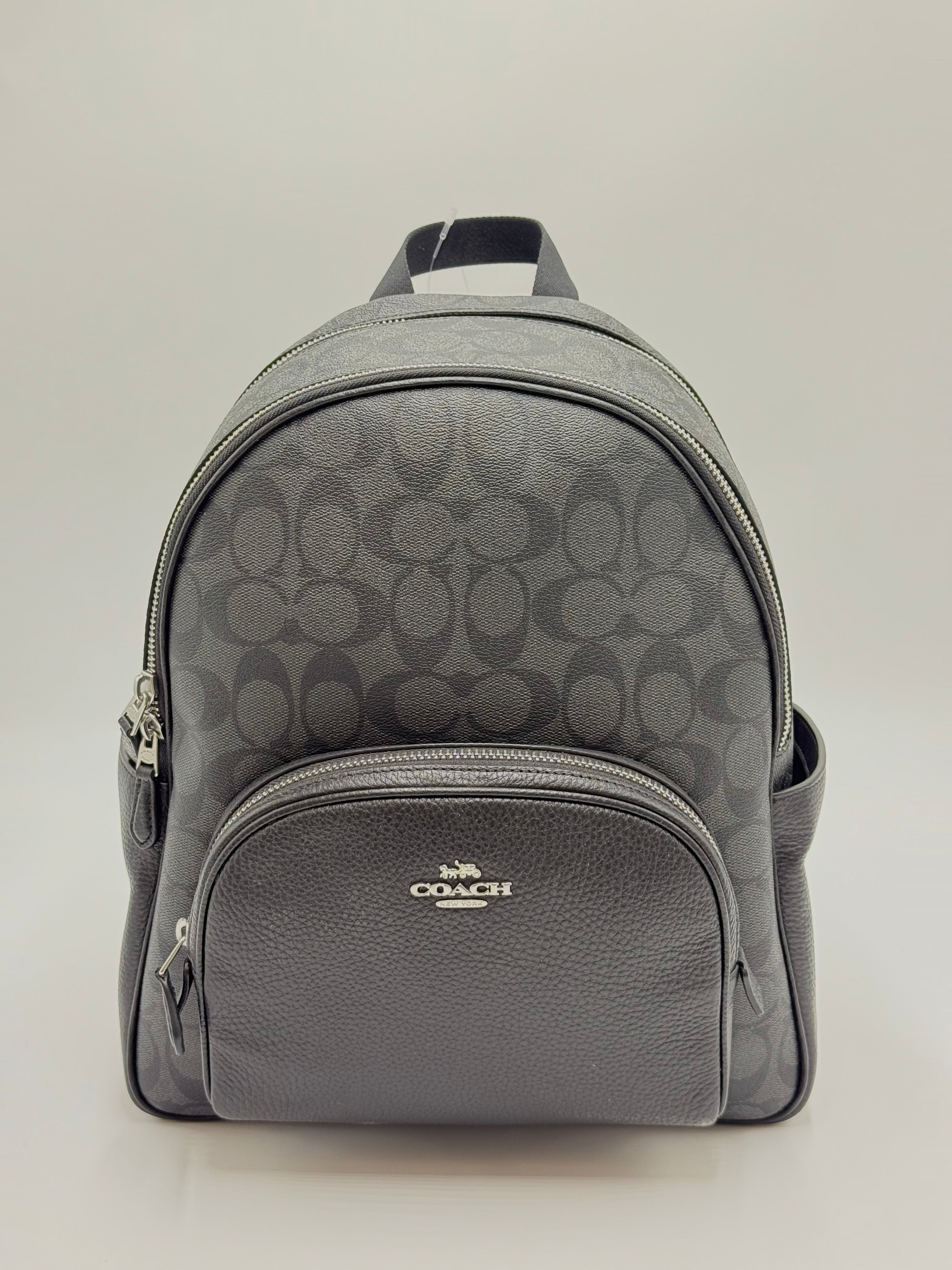 Brand New Coach Black Court Monogram Backpack – Joyce's Closet