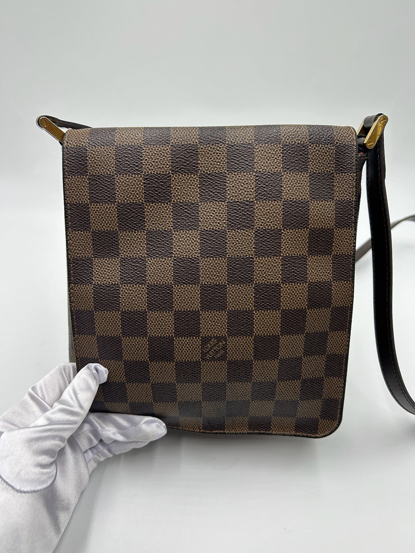 Louis Vuitton Damier Ebene Musette Crossbody Bag