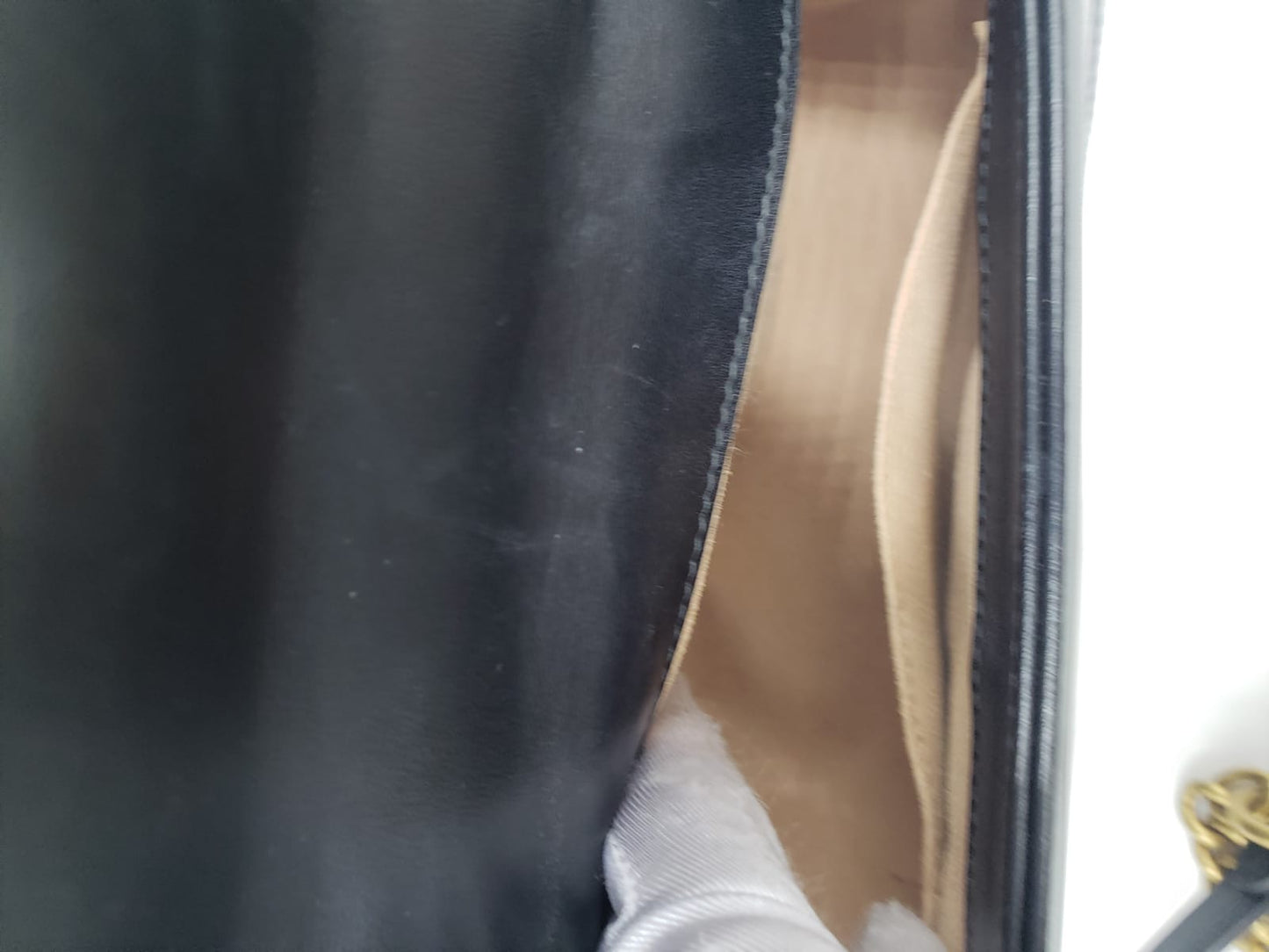 Gucci Marmont Black Top Handle Bag