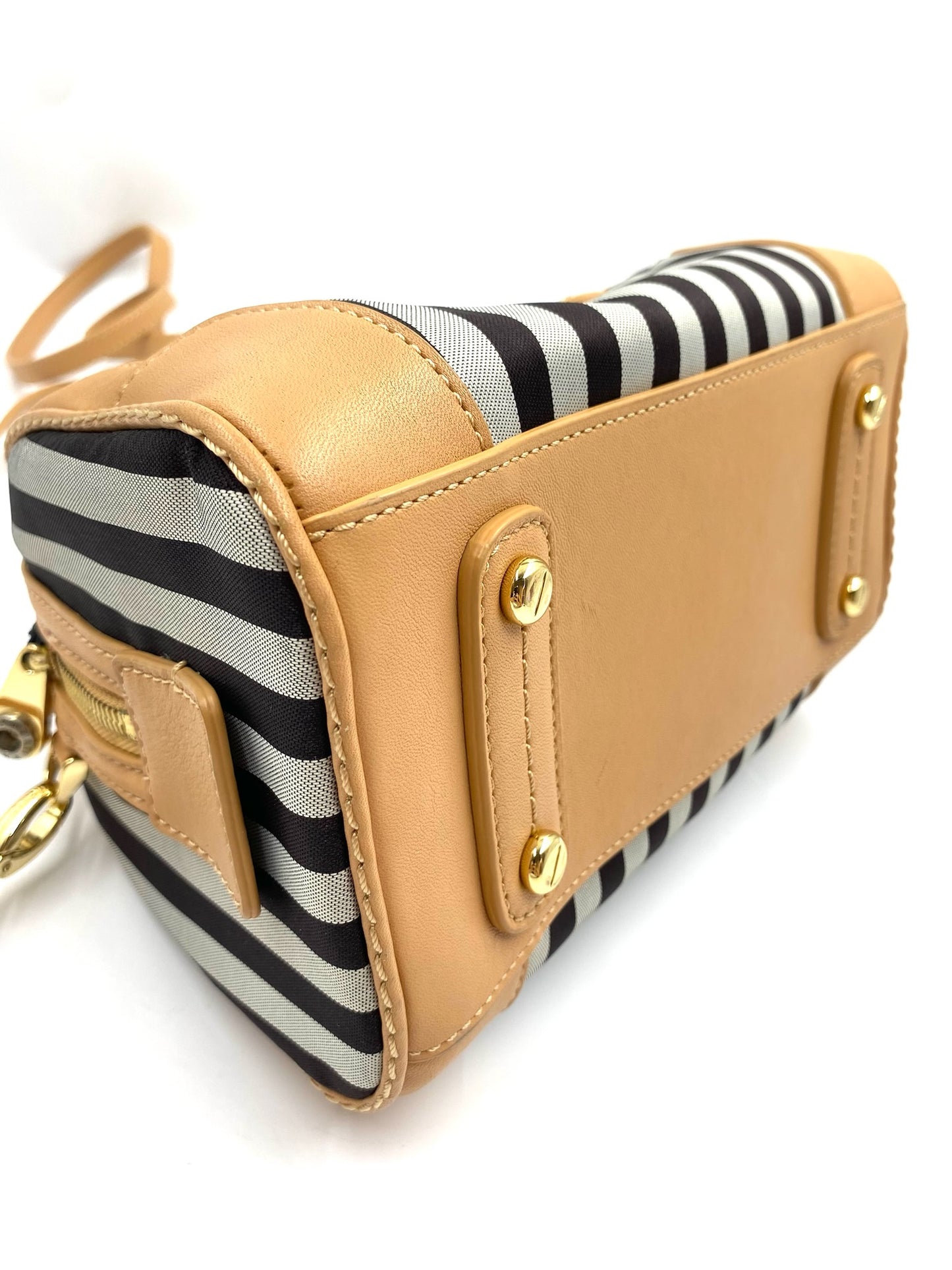 Henri Bendel Mini Stripe Nylon Bag