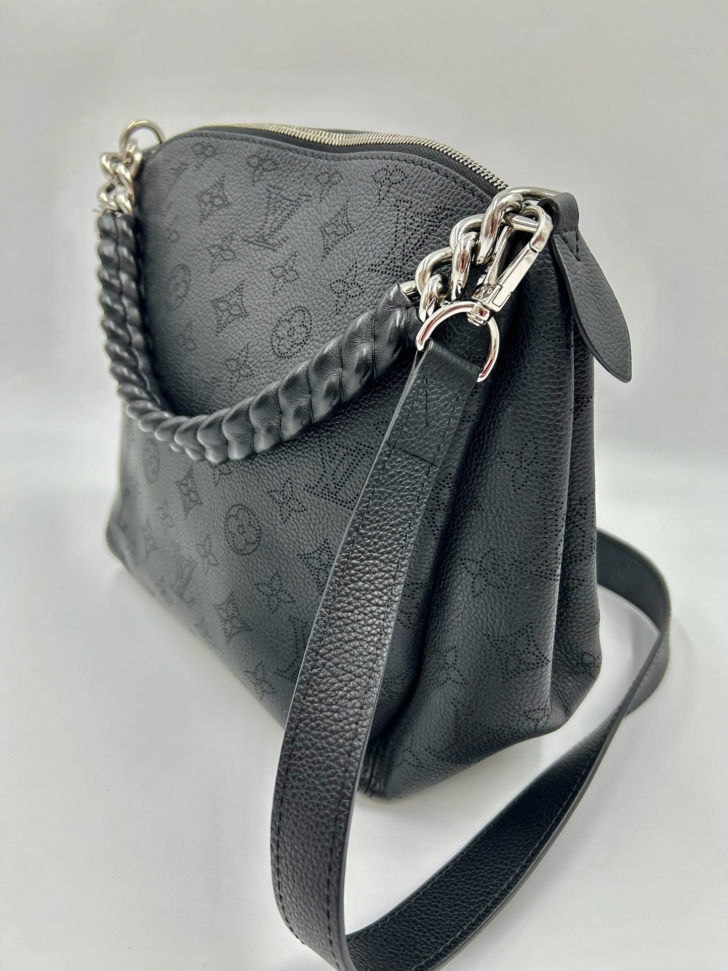Louis Vuitton Black Mahina Babylone BB Bag