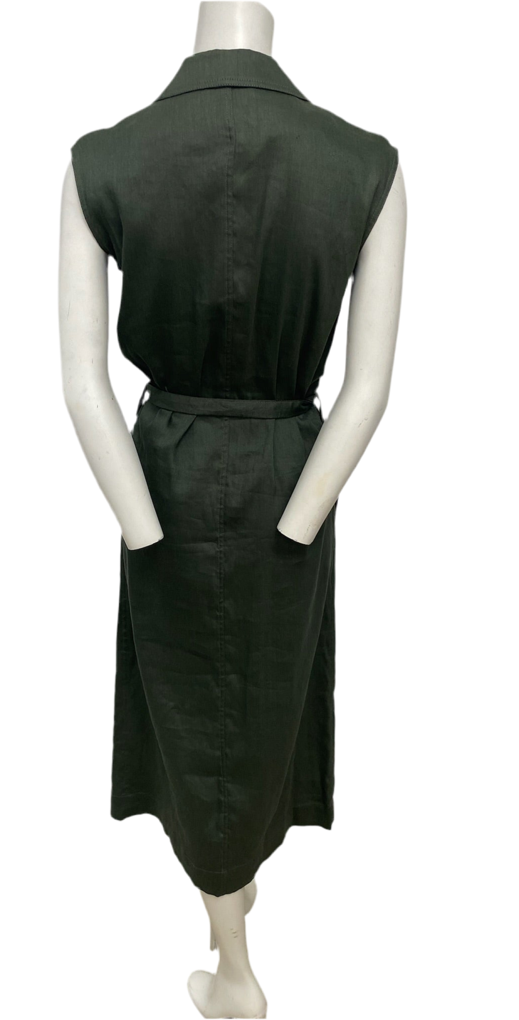 Rodebjer Green Sleeveless Utility Dress Size S