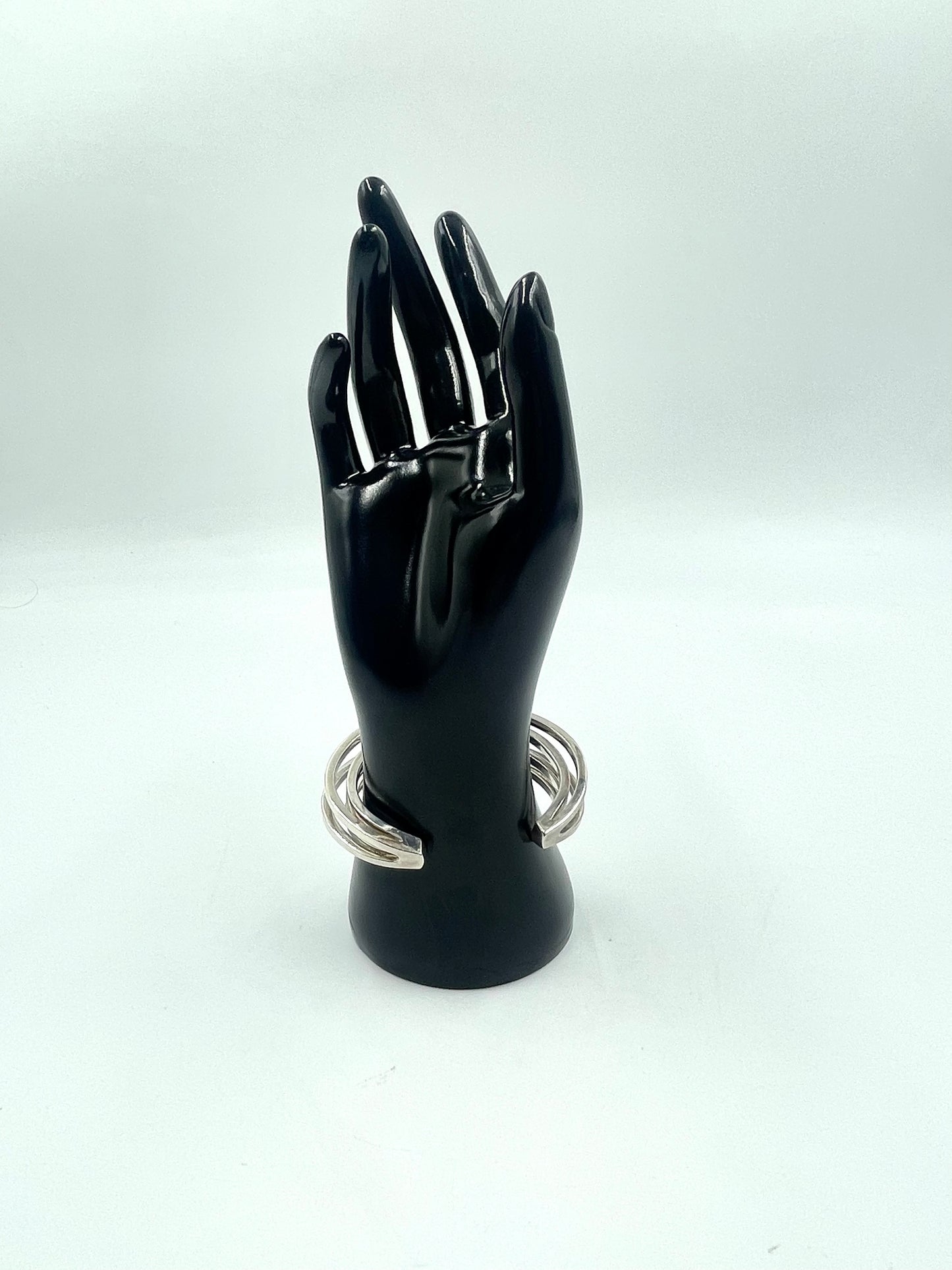 Sterling Silver Coach Bangle