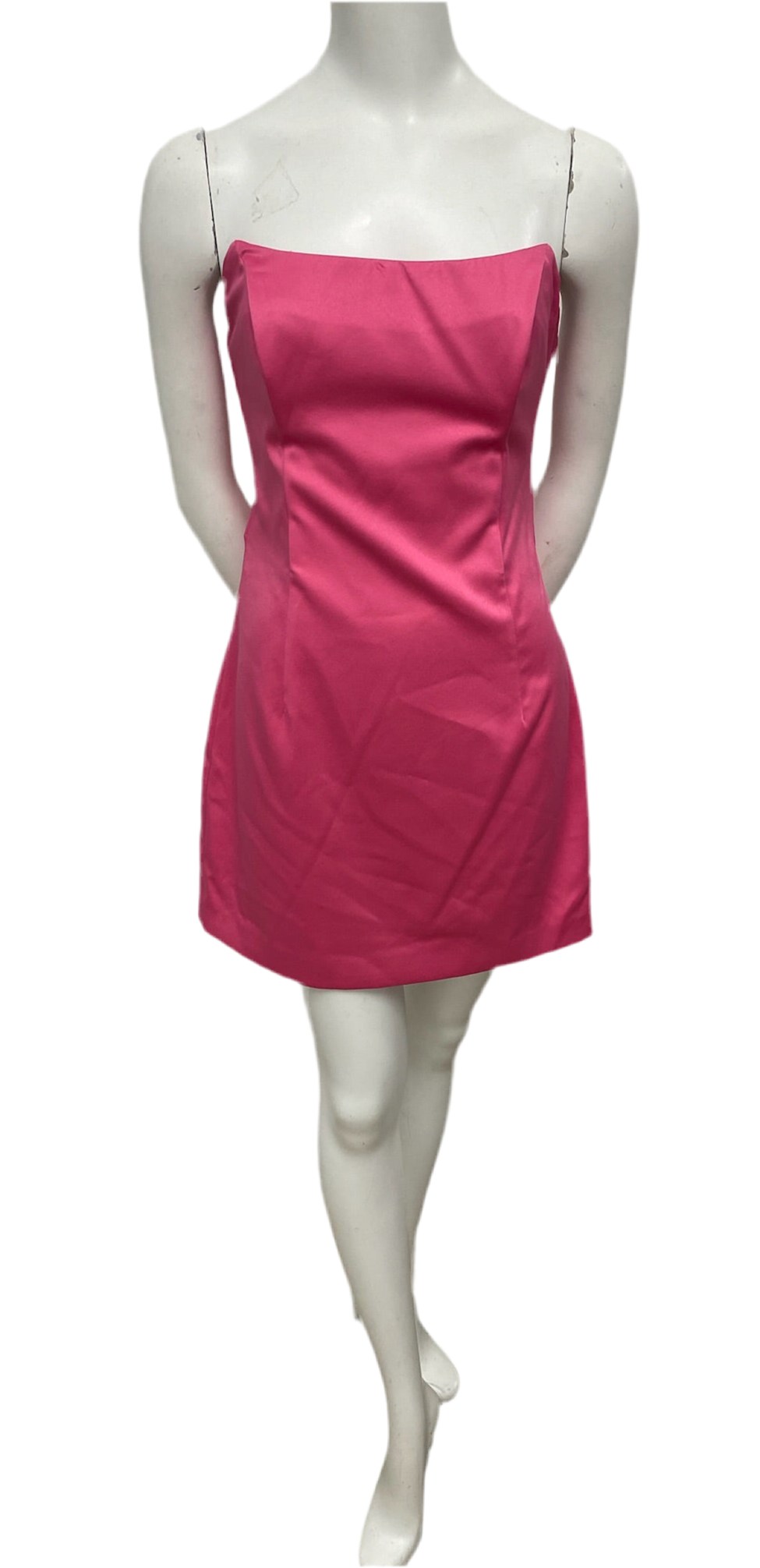 Elliatt Pink Strapless Dress Size M