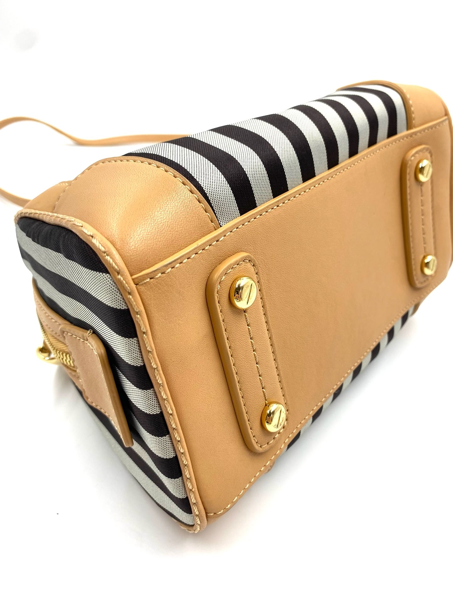 Henri Bendel Mini Stripe Nylon Bag