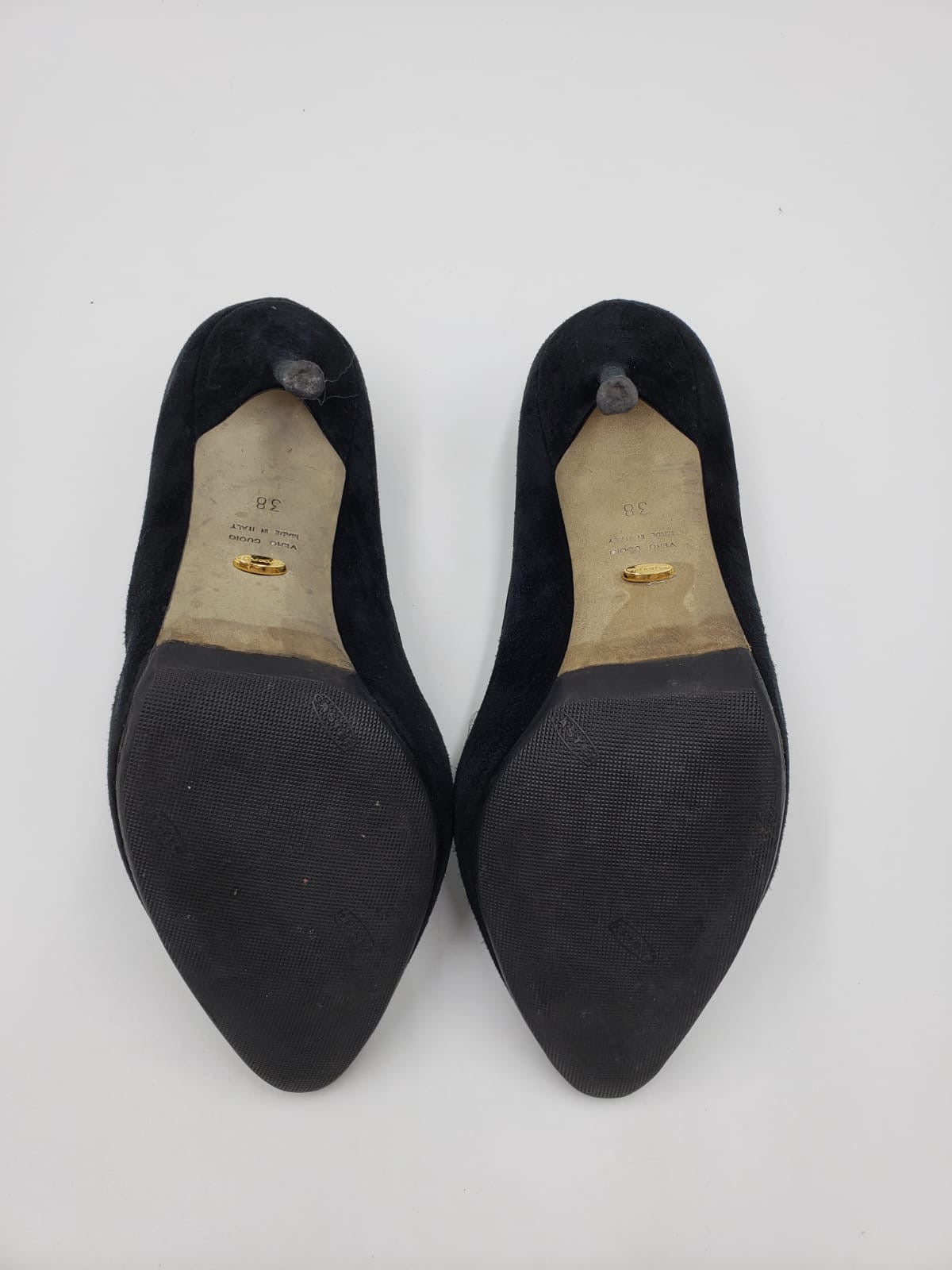 Sergio Rossi Black Suede Pumps Size 38