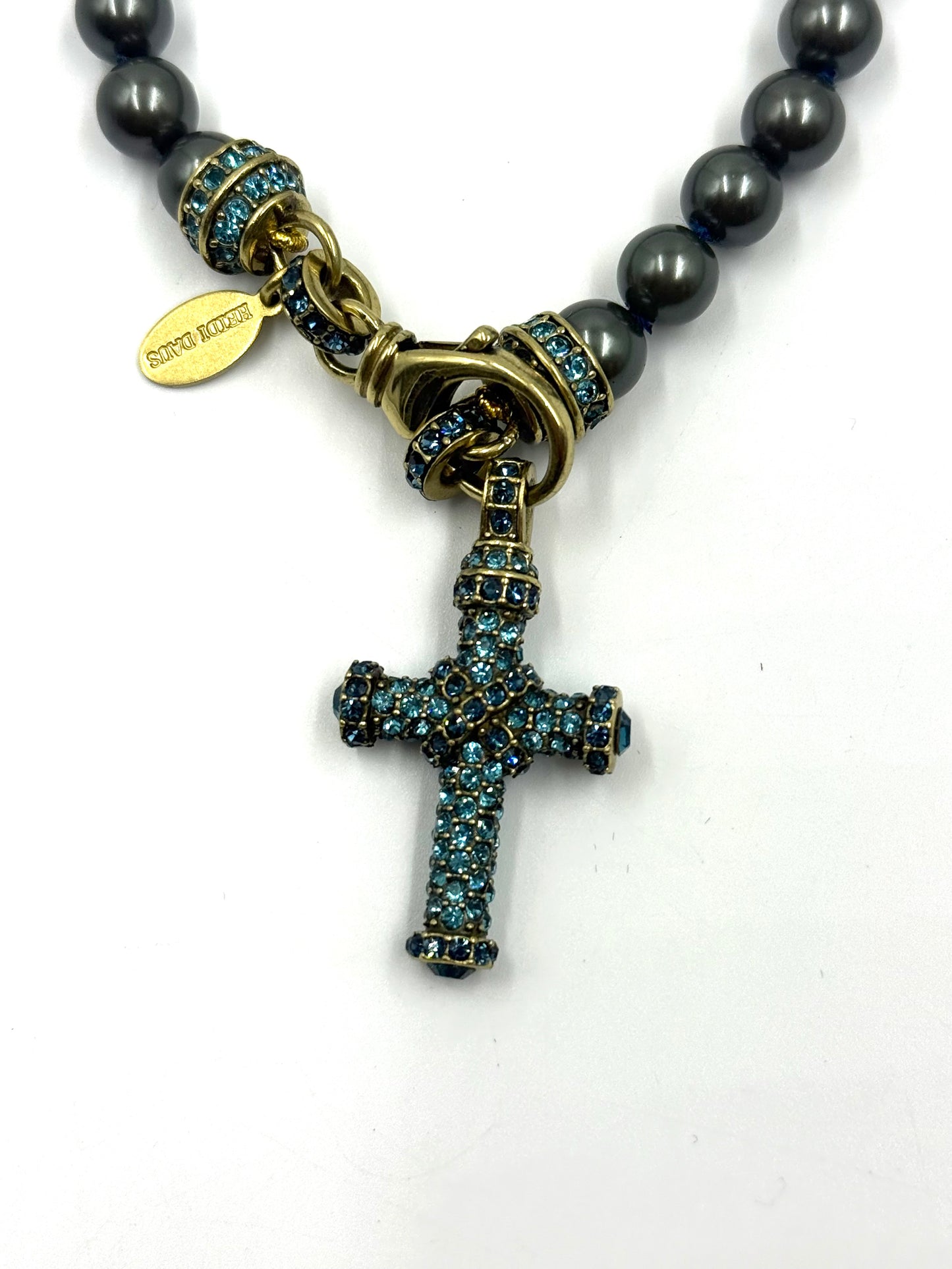 Heidi Daus Beaded Cross Bracelet