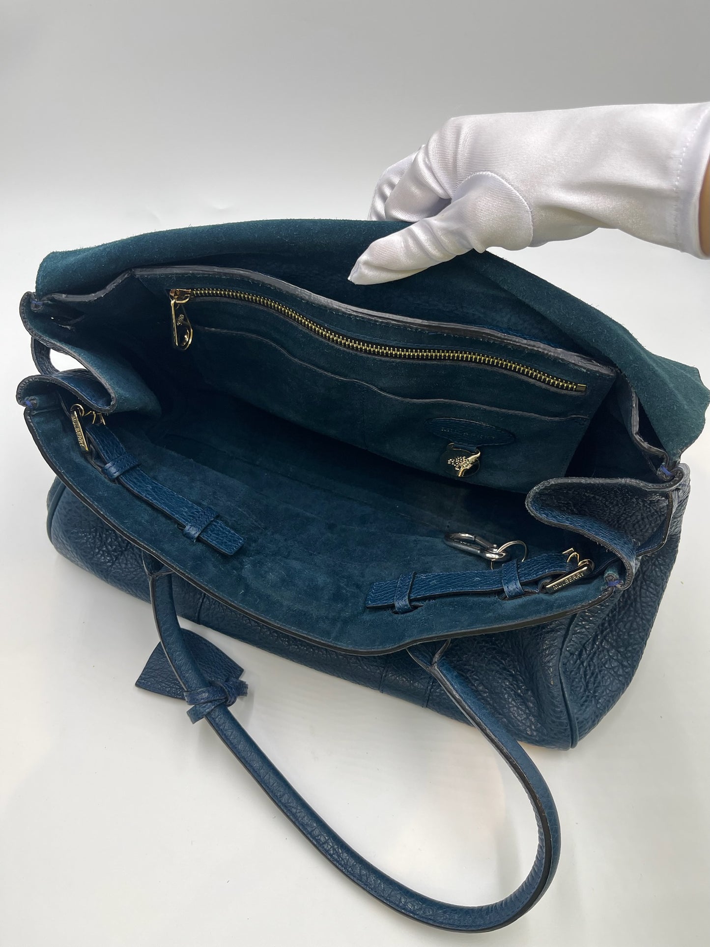 Mulberry Teal Bayswater Large Tote