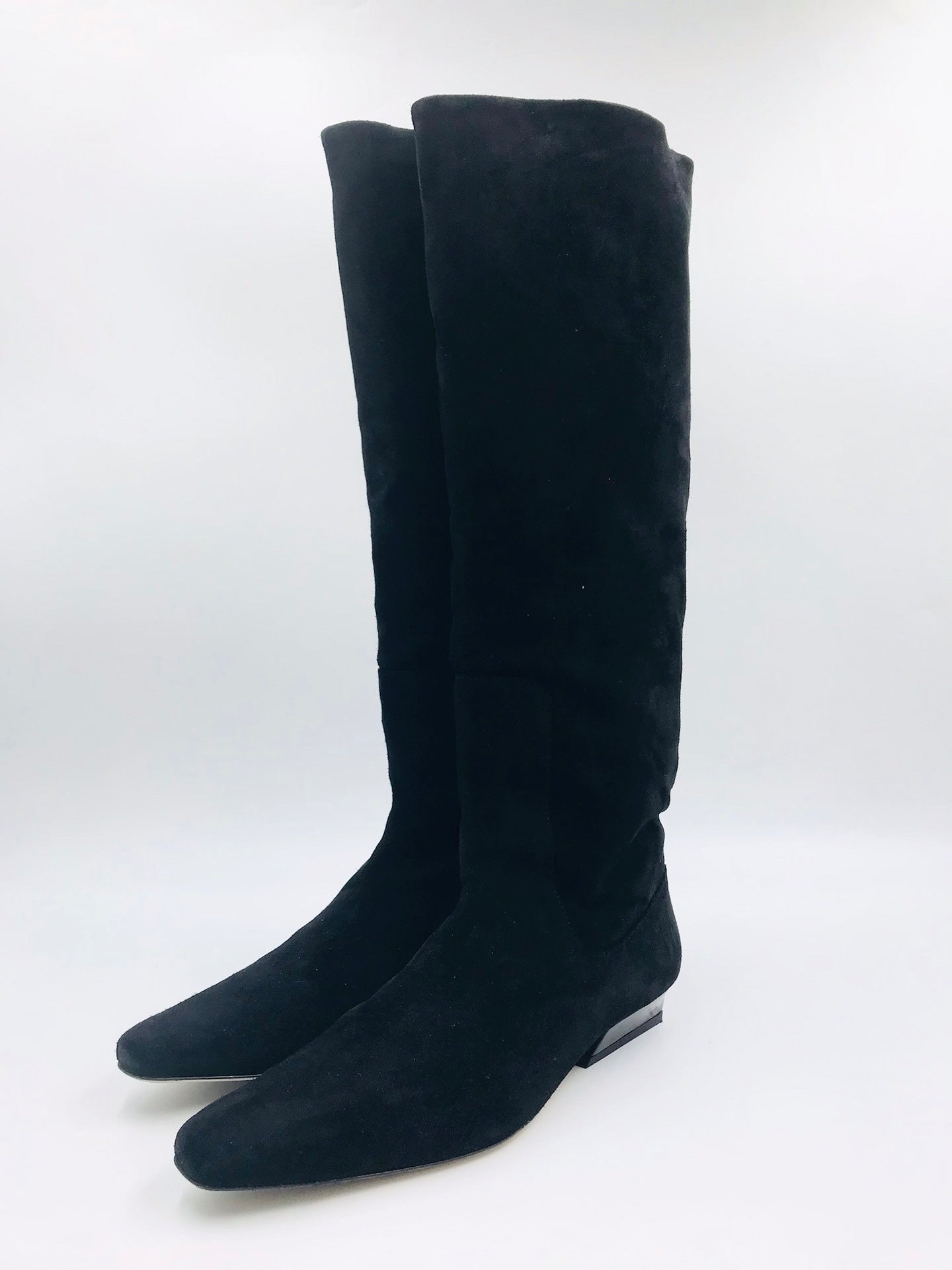 Staud Wally Knee High Flat Suede Boots Size 7.5