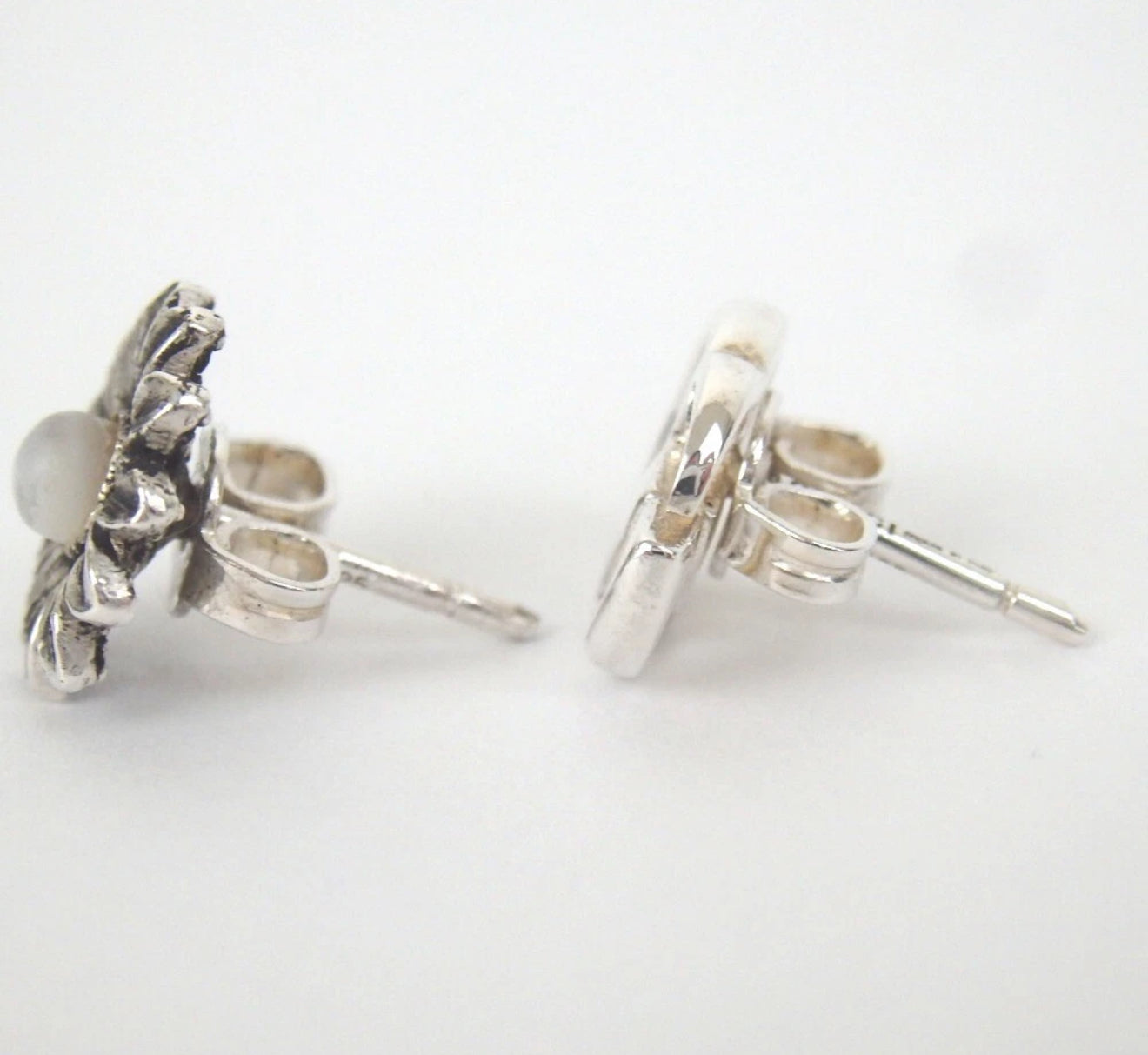 Gucci GG Marmont Silver Flower Stud Earring