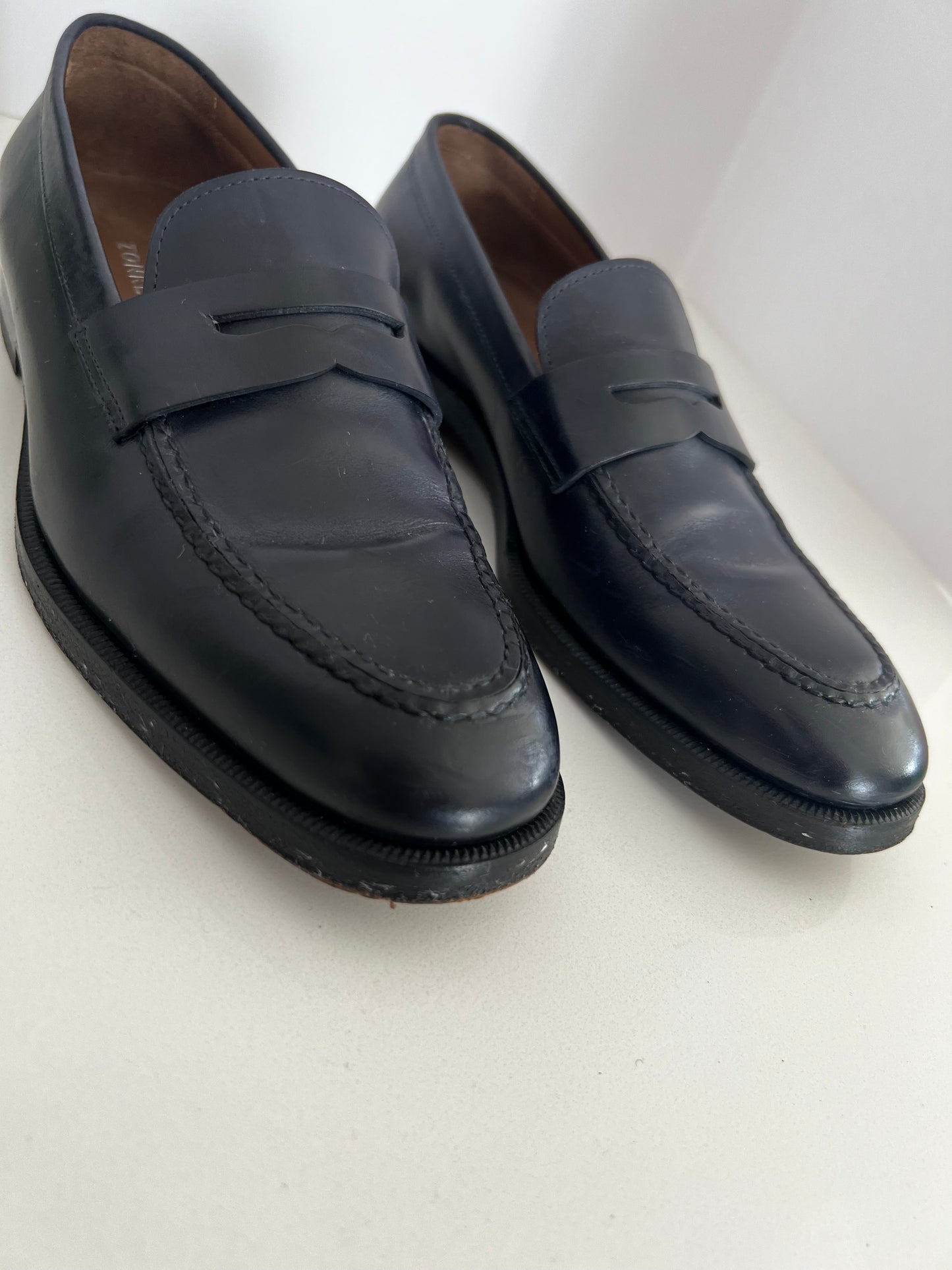 Zonkey Boots Black Penny Loafers Size 5F UK ( Men’s 6, Womens 8)