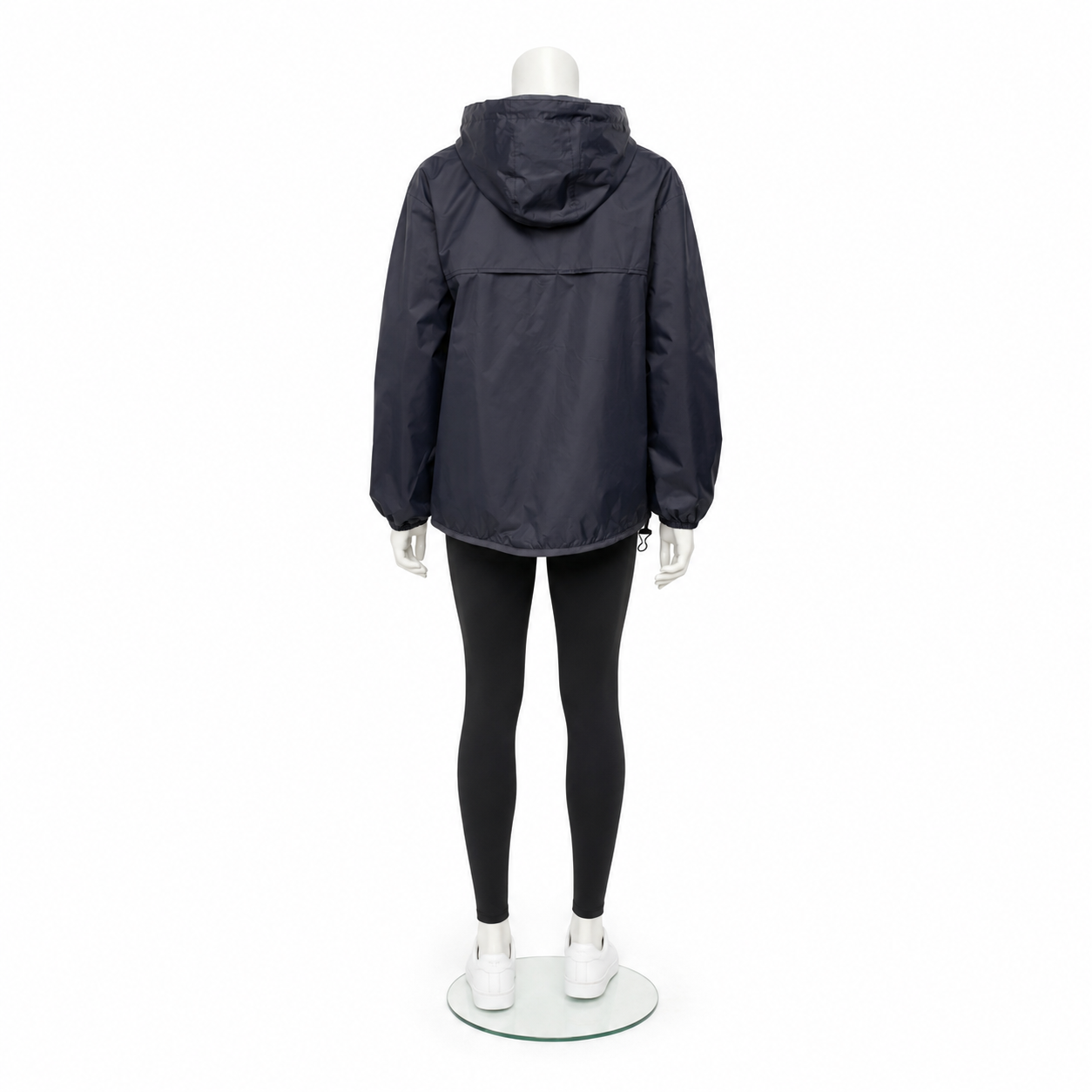 Play Comme Des Garçon x K-Way Claude Yellow & Navy Rain Jacket Size M