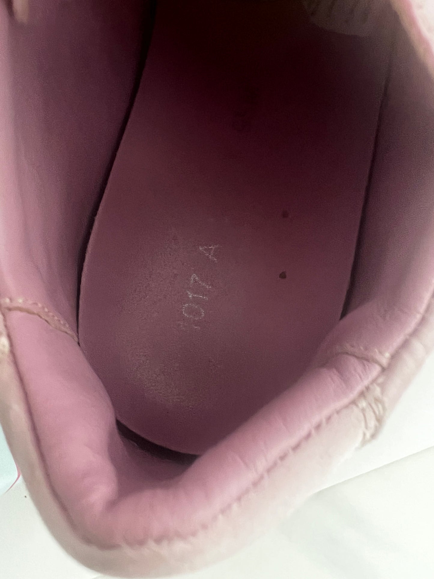 1017 ALYX 9SM Pink Satin Buckle Detail Low Top Sneakers Size 40 US 10
