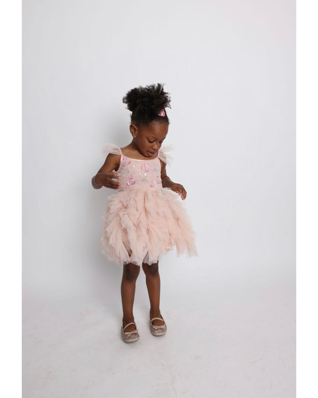 Lola Ruffle Pink Tulle Kids Size 18-24M