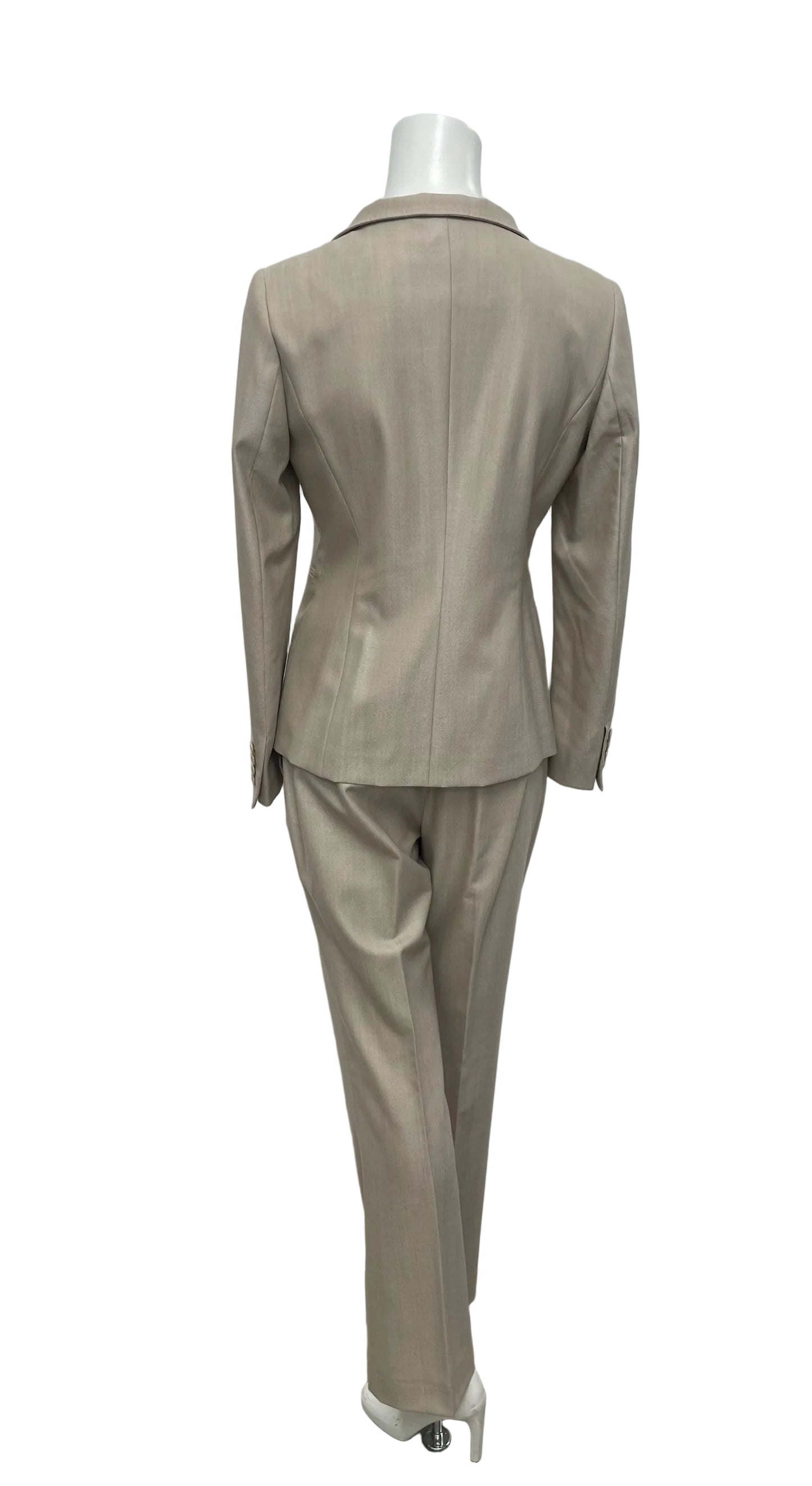 Max Mara Biege 3 Piece Suit Set Size 6US