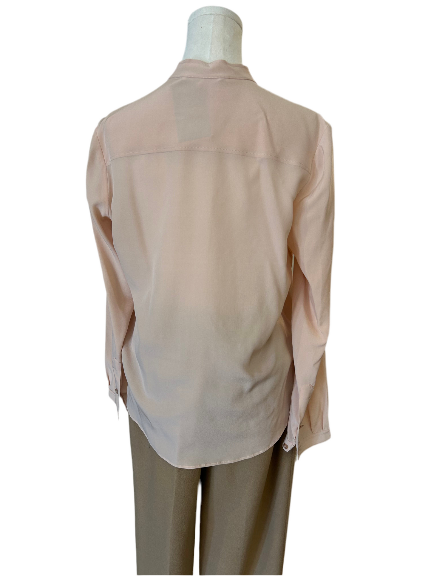 Stella Mccartney Blush Pink Silk Blouse Size 38