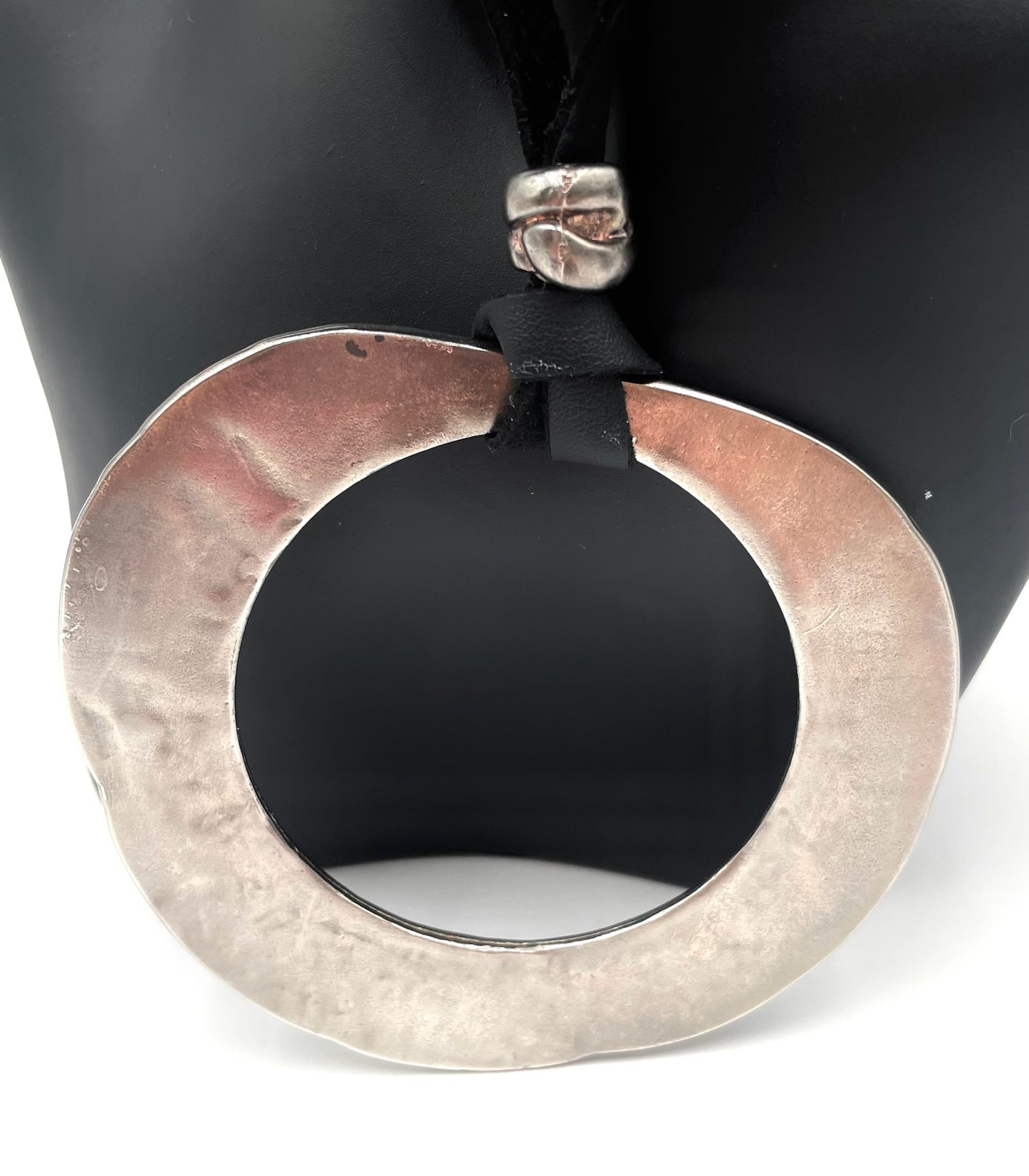 Sterling Silver Large Dramatic Pendant Necklace