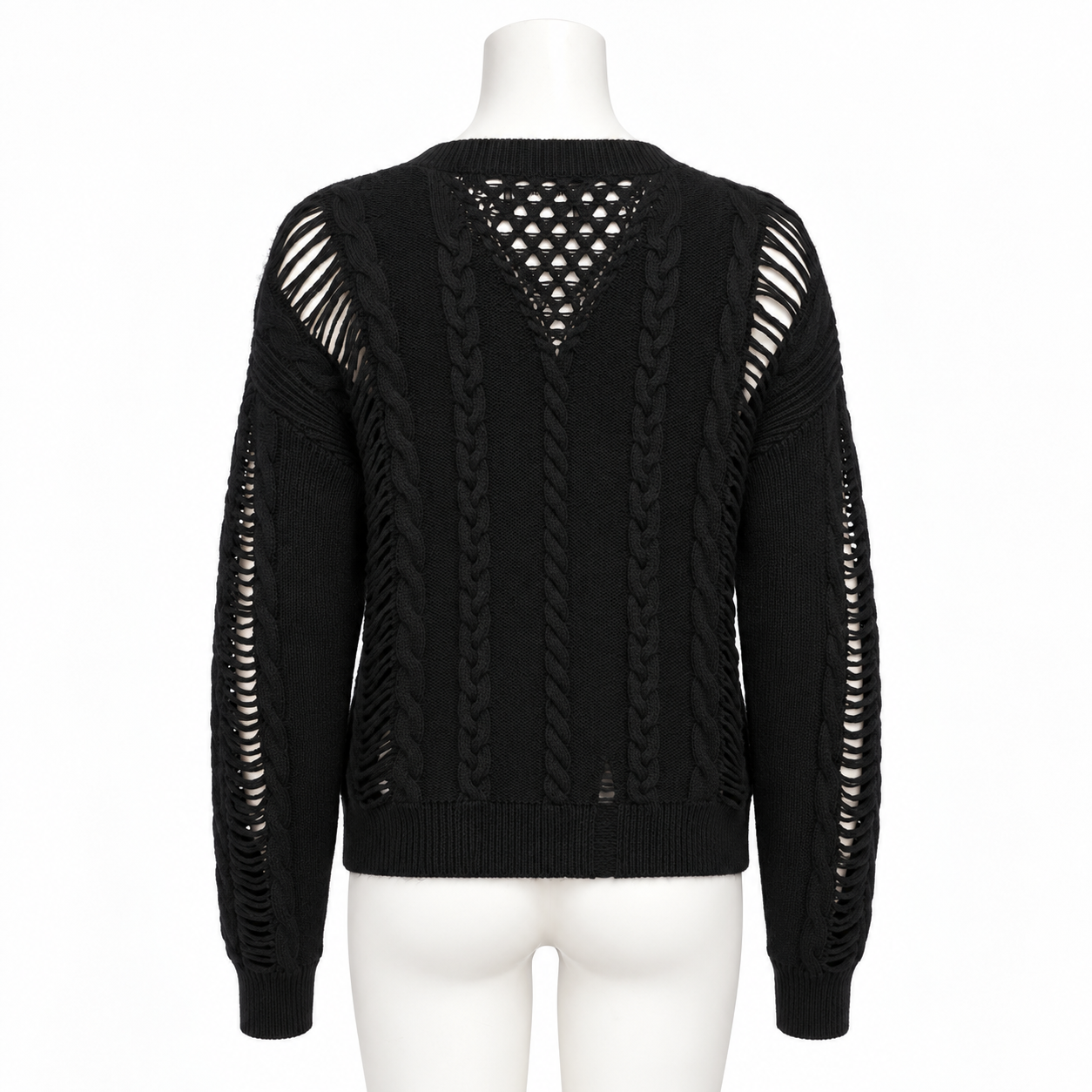 The Kooples Cashmere Black Knit Sweater S