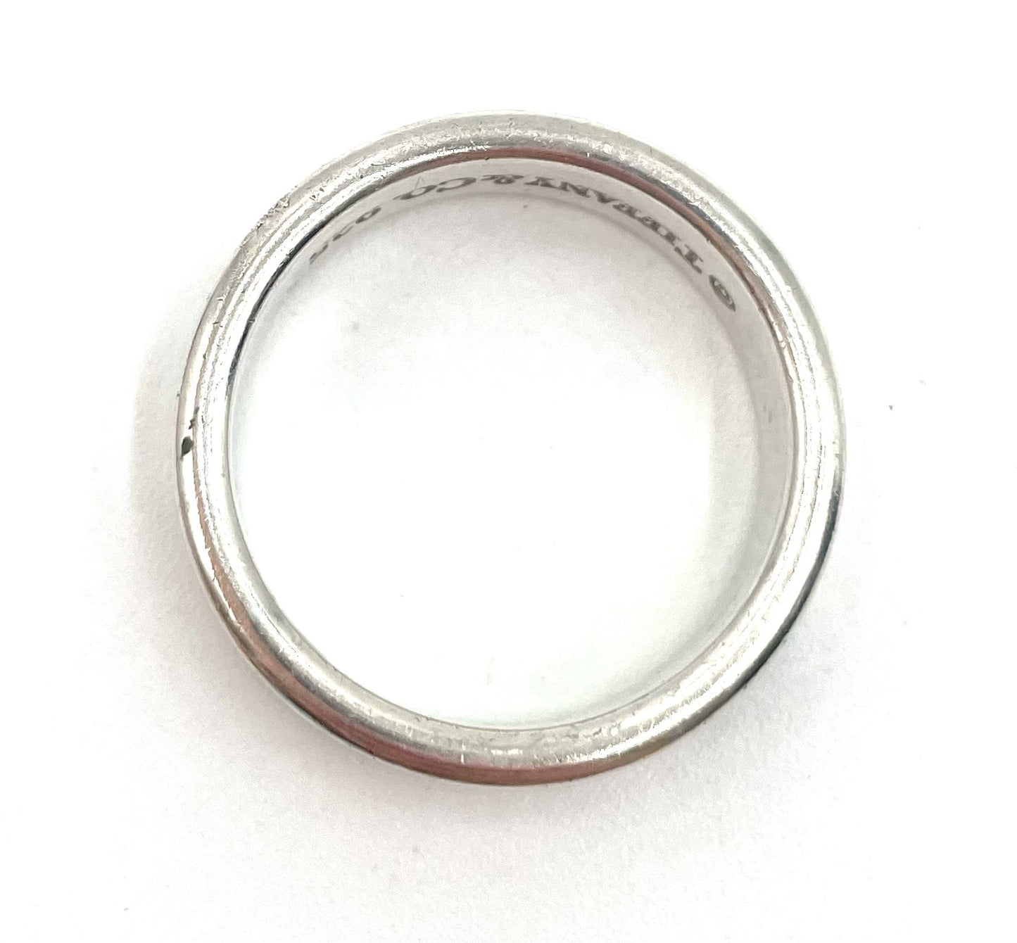 Tiffany & Co 925 Sterling Silver 1837 Ring Size 12